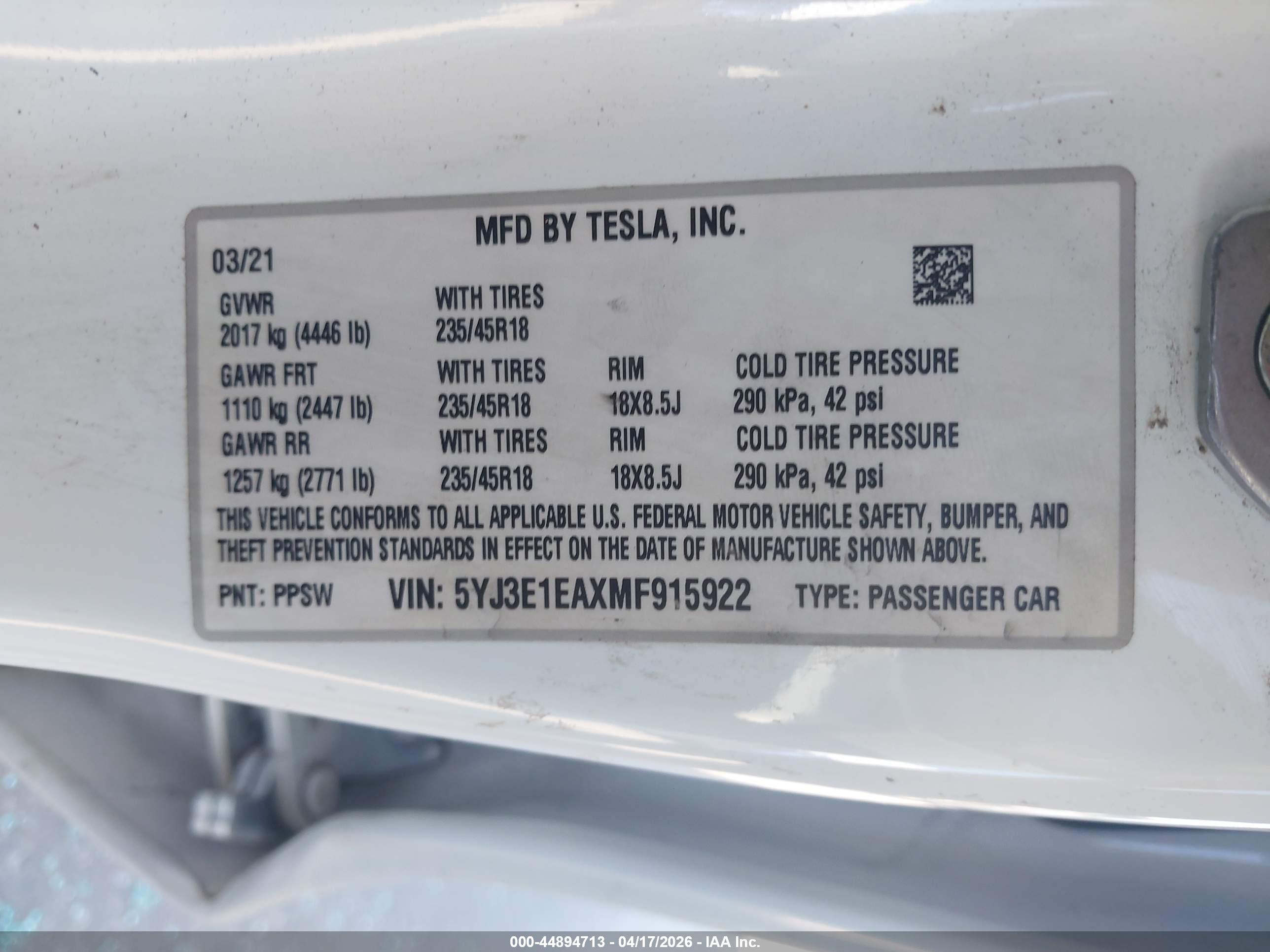TESLA MODEL image 9
