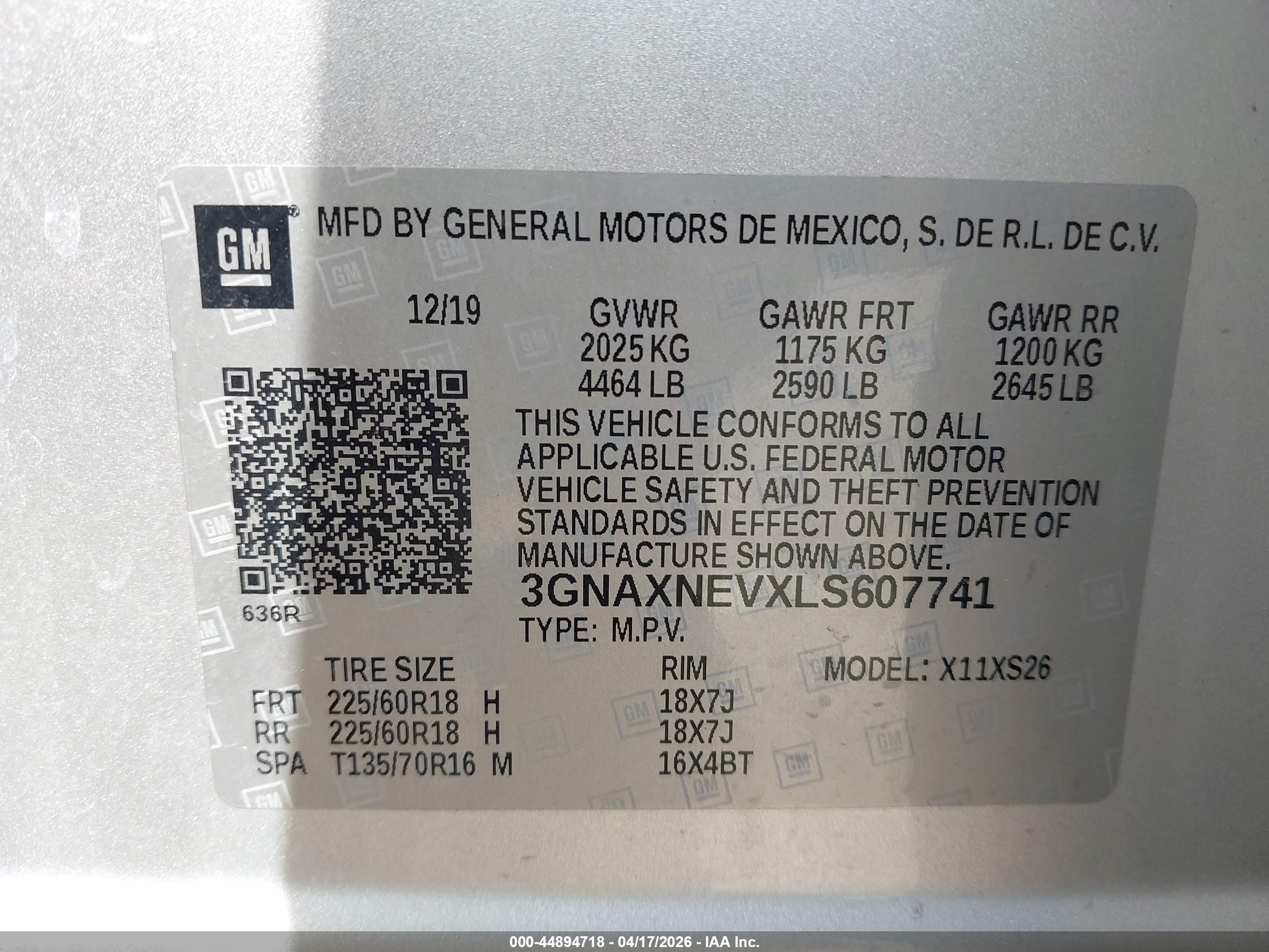 CHEVROLET EQUINOX image 9
