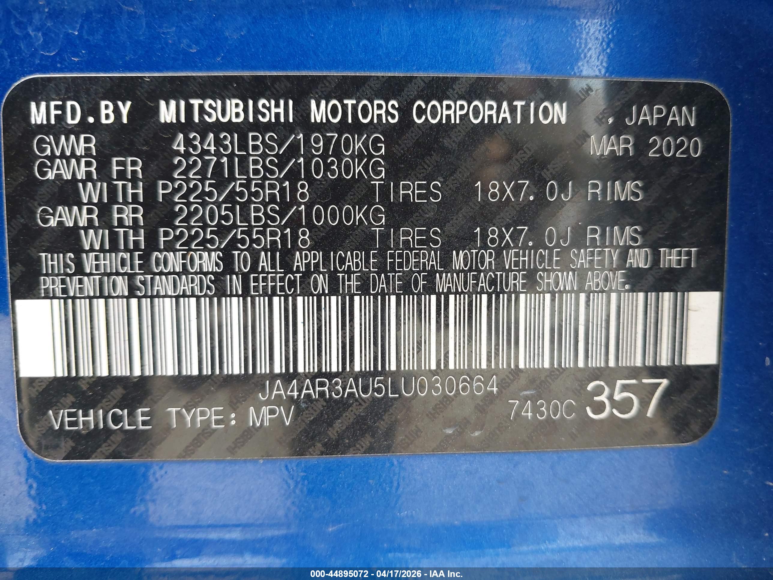 MITSUBISHI OUTLANDER image 9