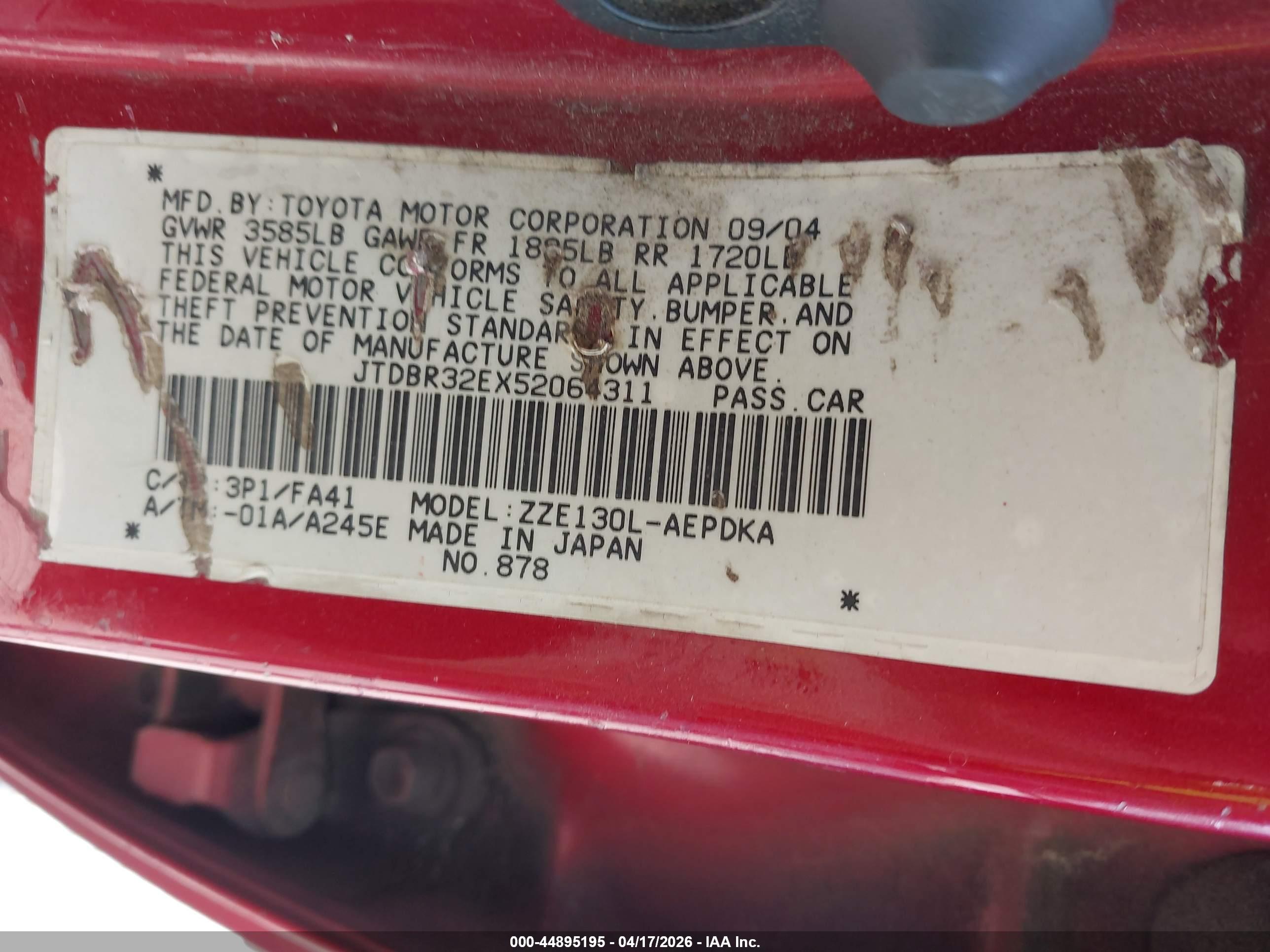 TOYOTA COROLLA image 9