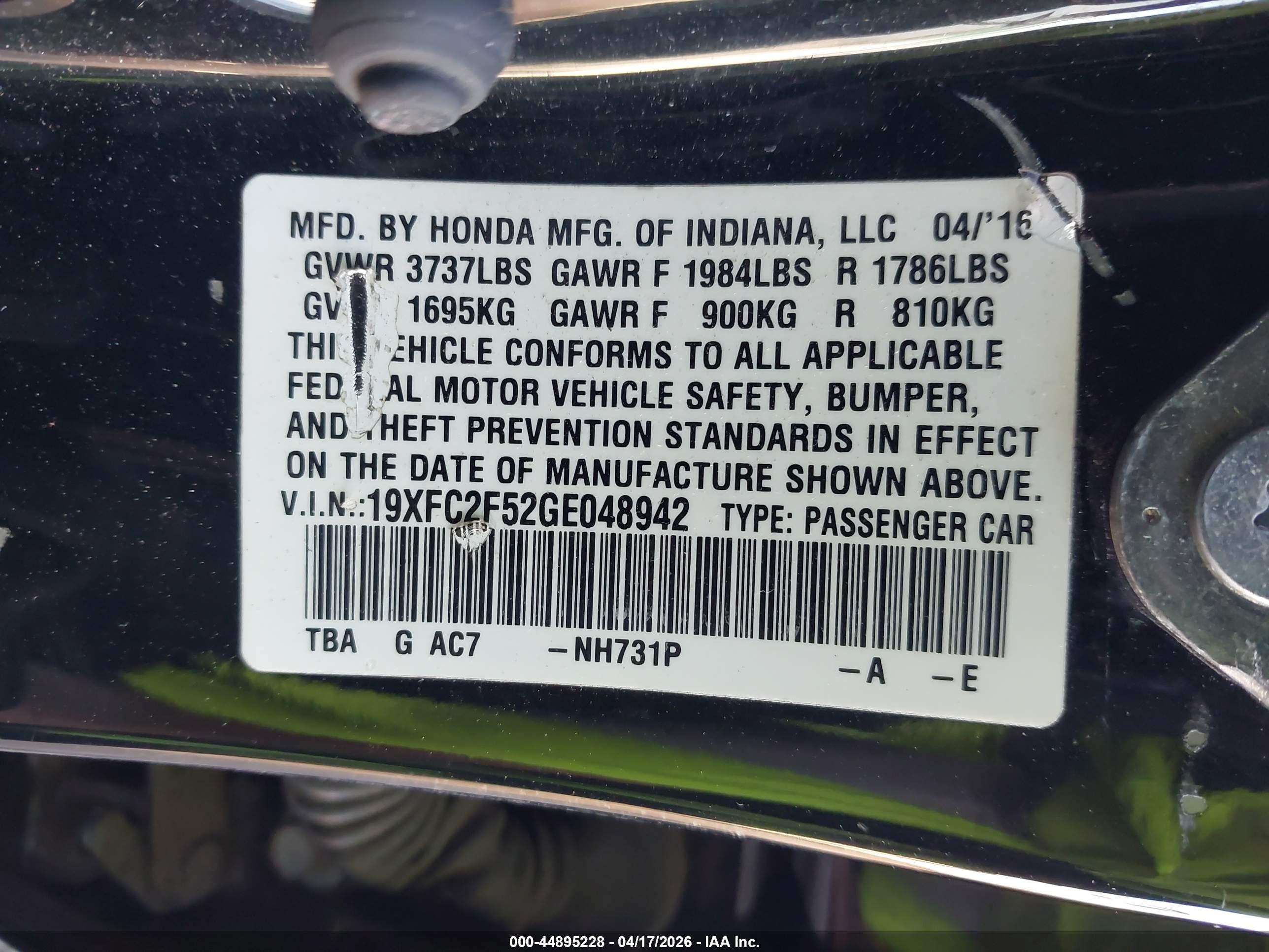 HONDA CIVIC image 9
