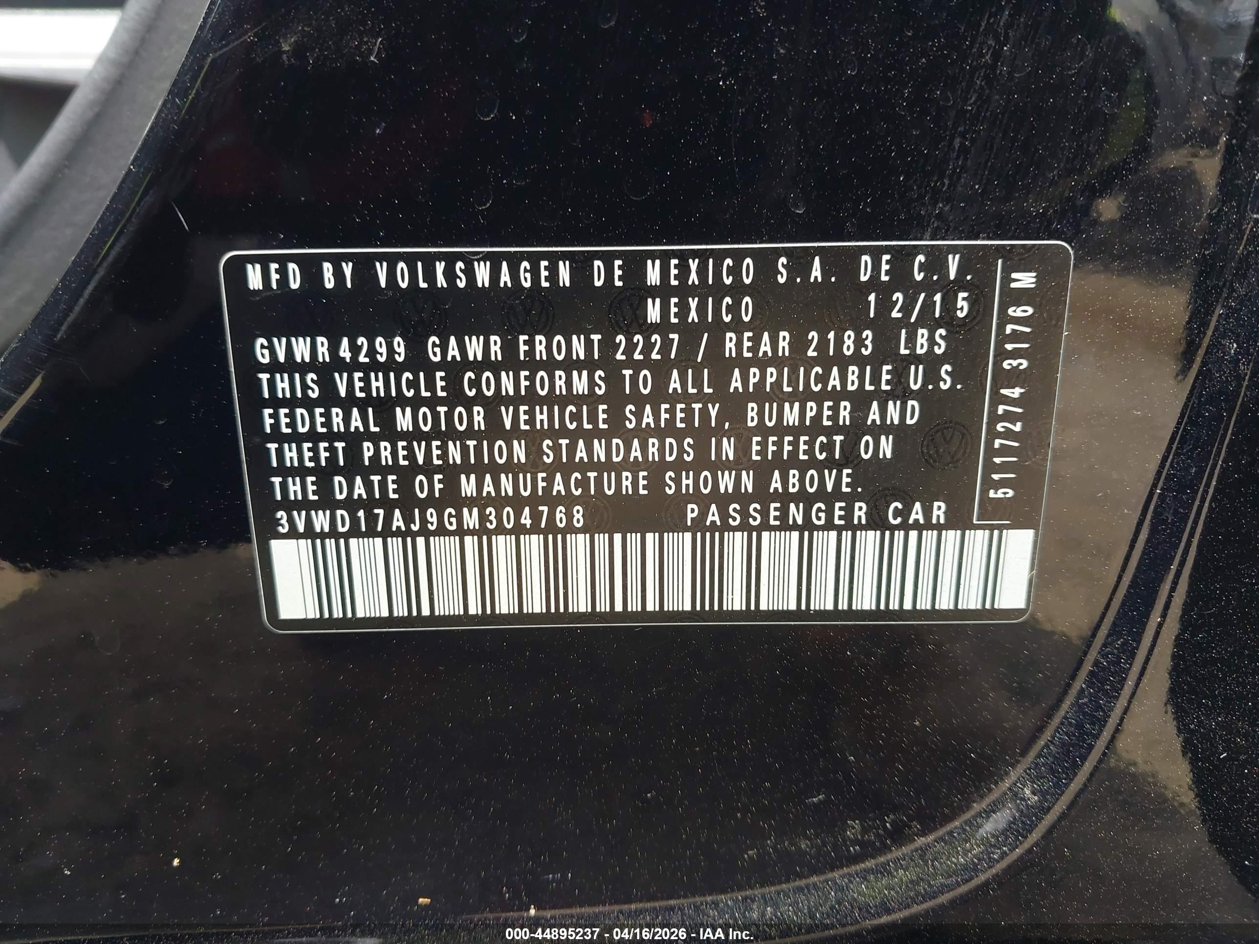 VOLKSWAGEN JETTA image 9