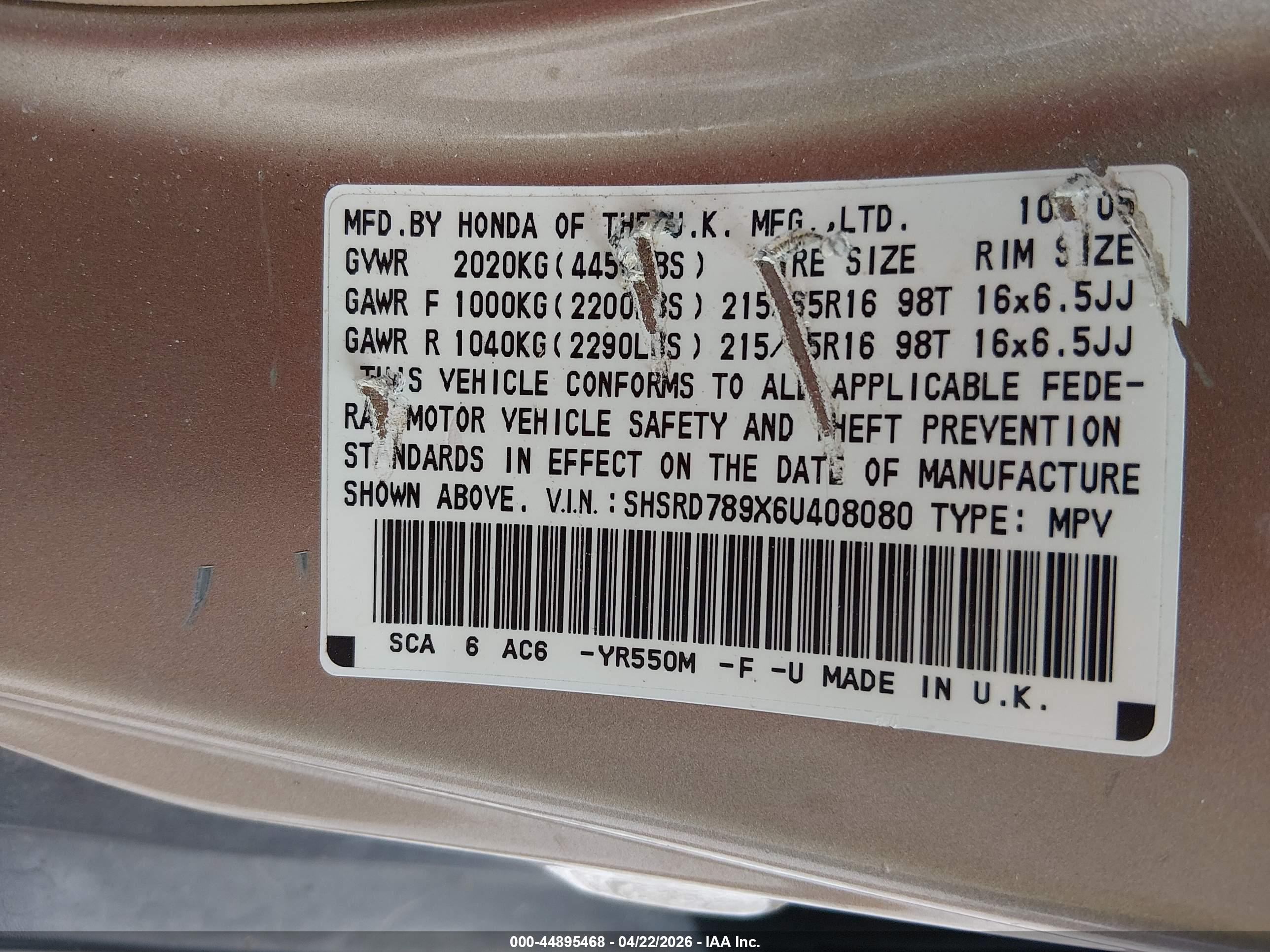 HONDA CR-V image 9