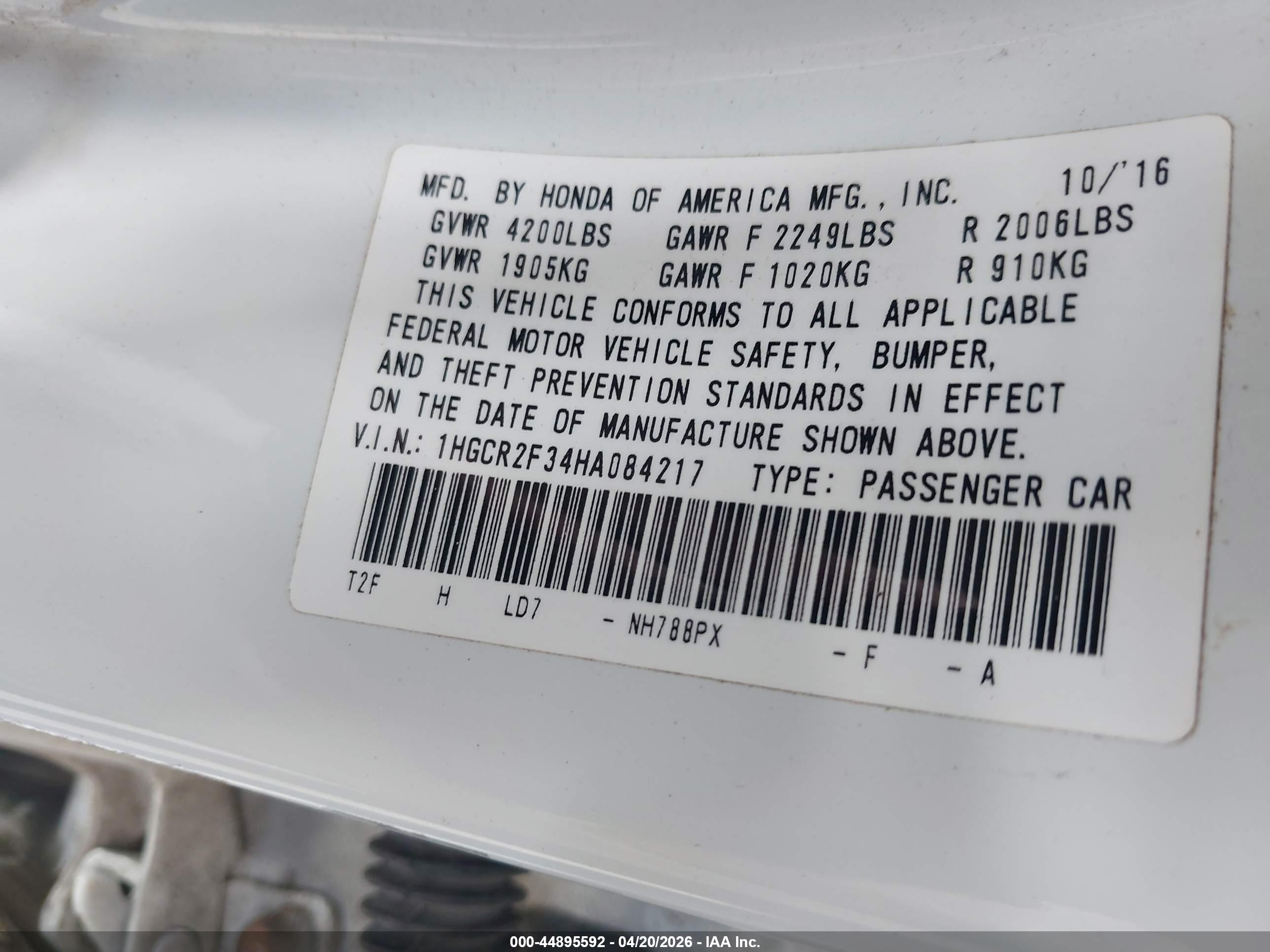 HONDA ACCORD image 9