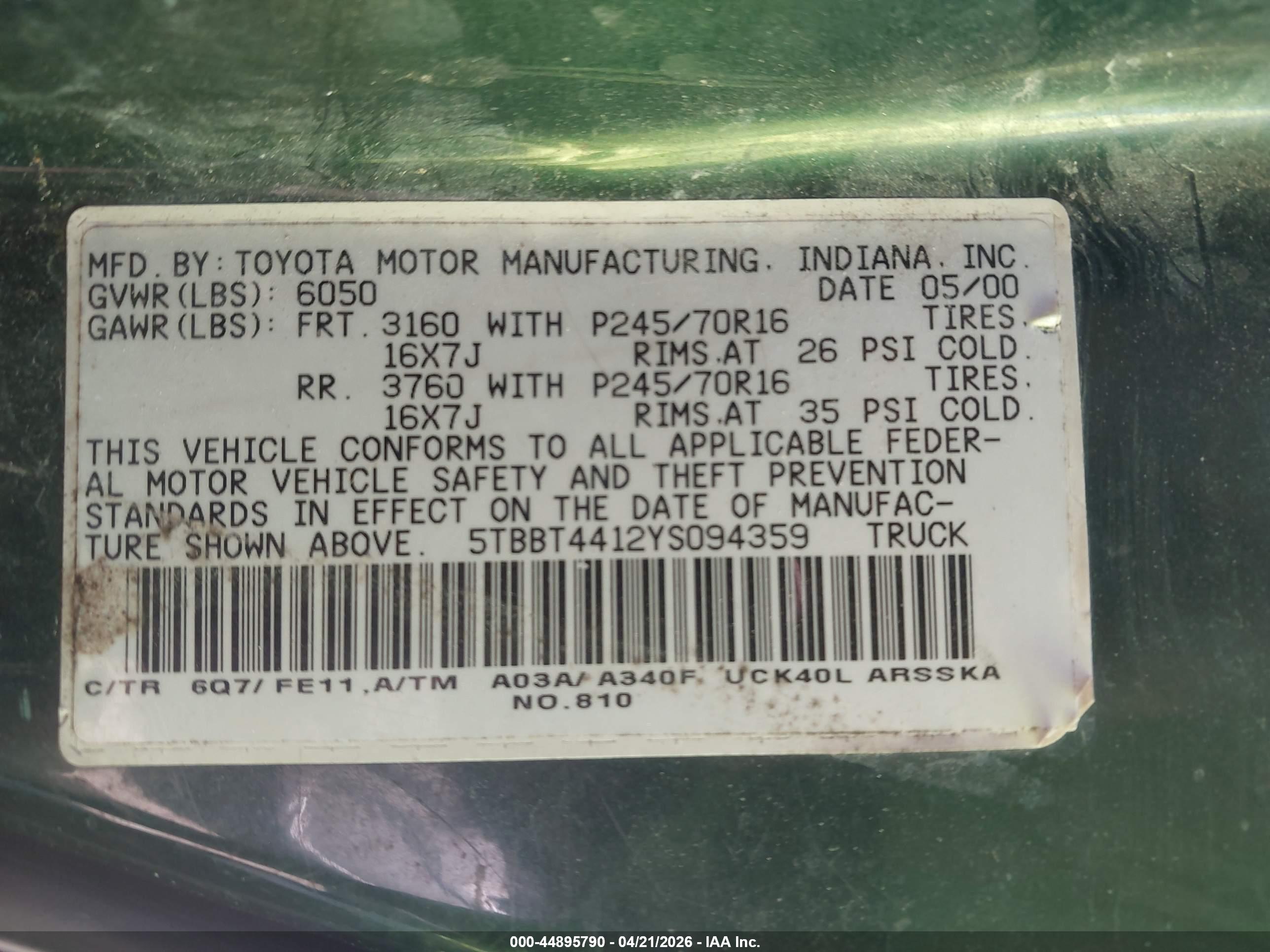 TOYOTA TUNDRA image 9