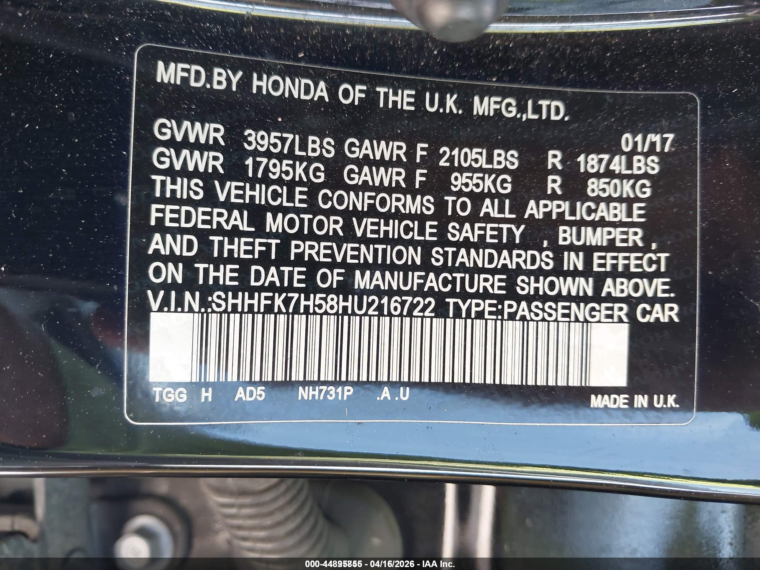 HONDA CIVIC image 9