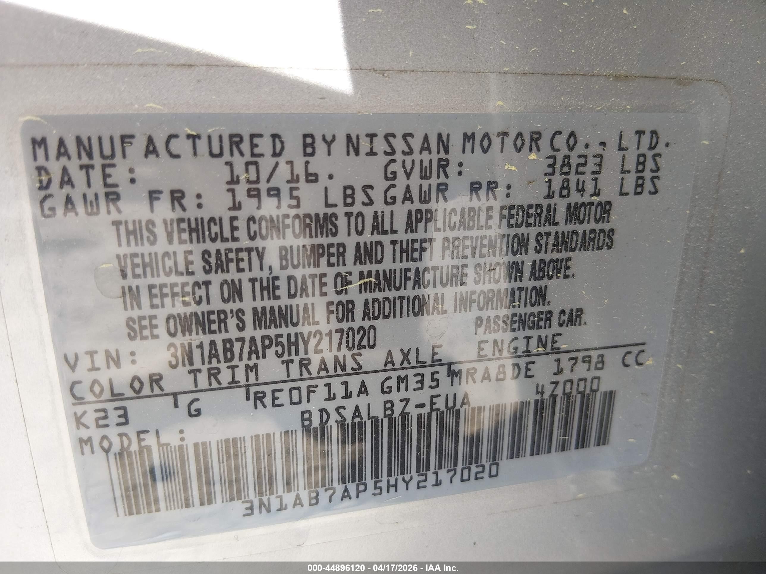NISSAN SENTRA image 9