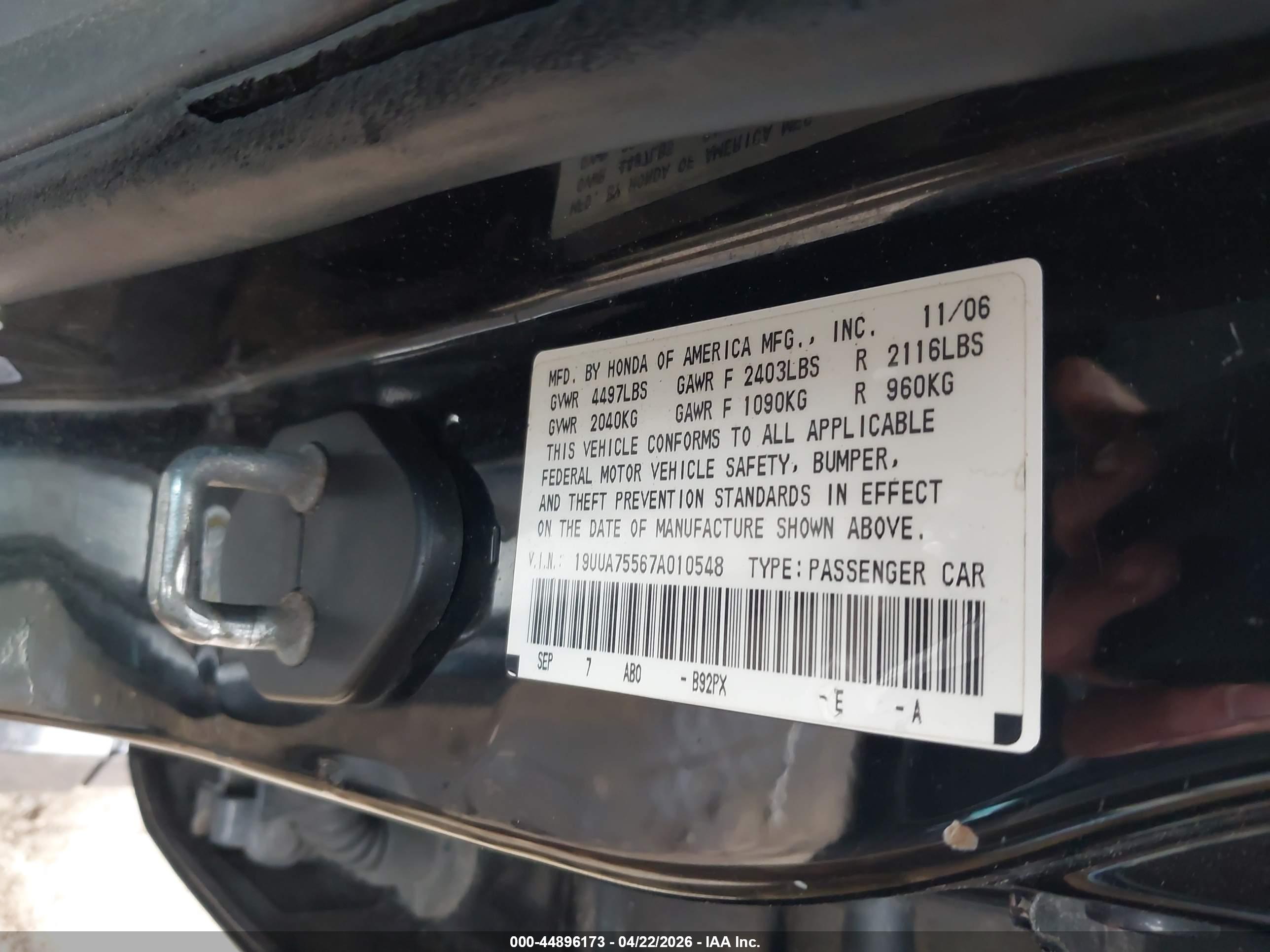 ACURA TL image 9