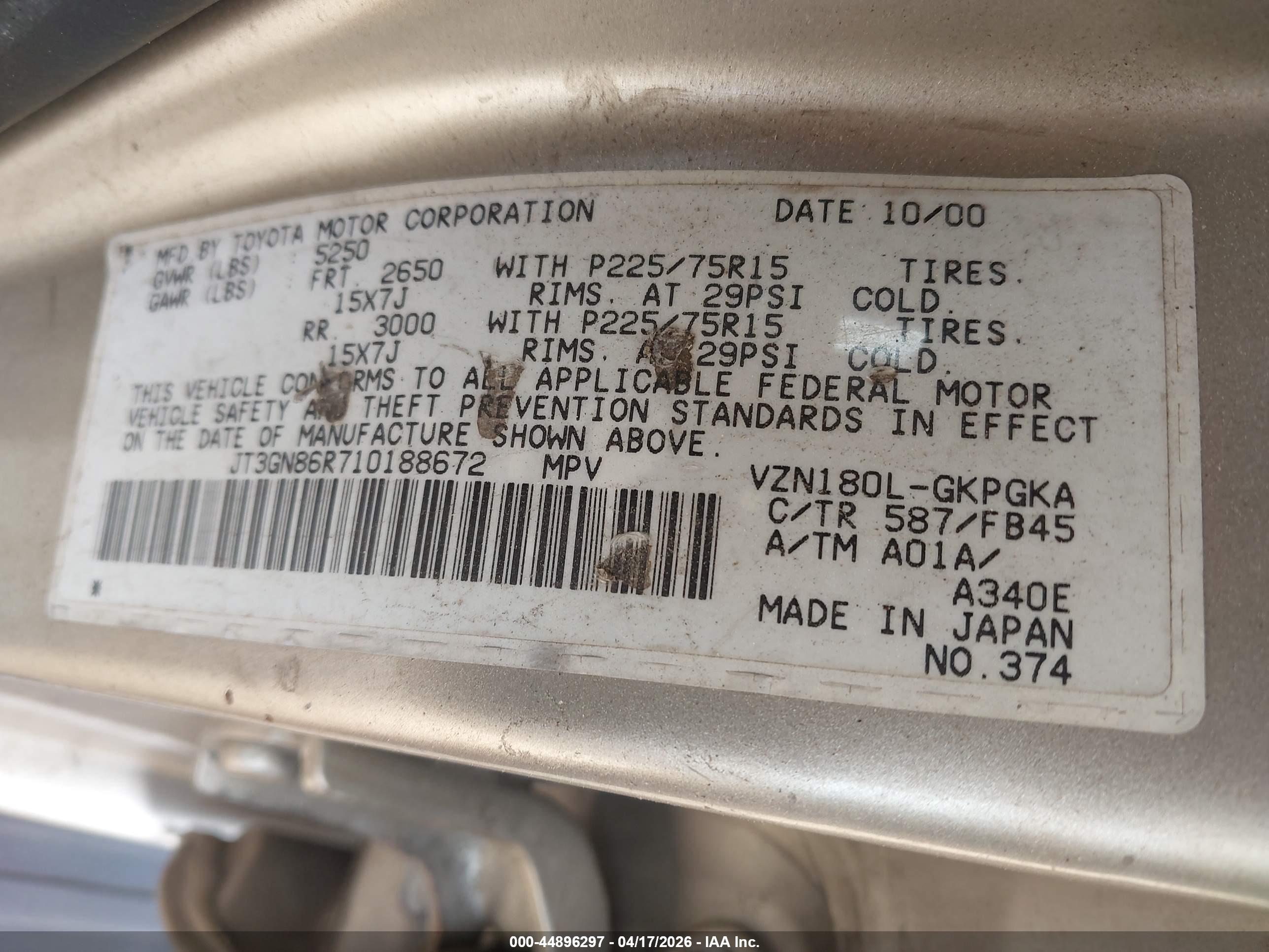 TOYOTA 4RUNNER image 9