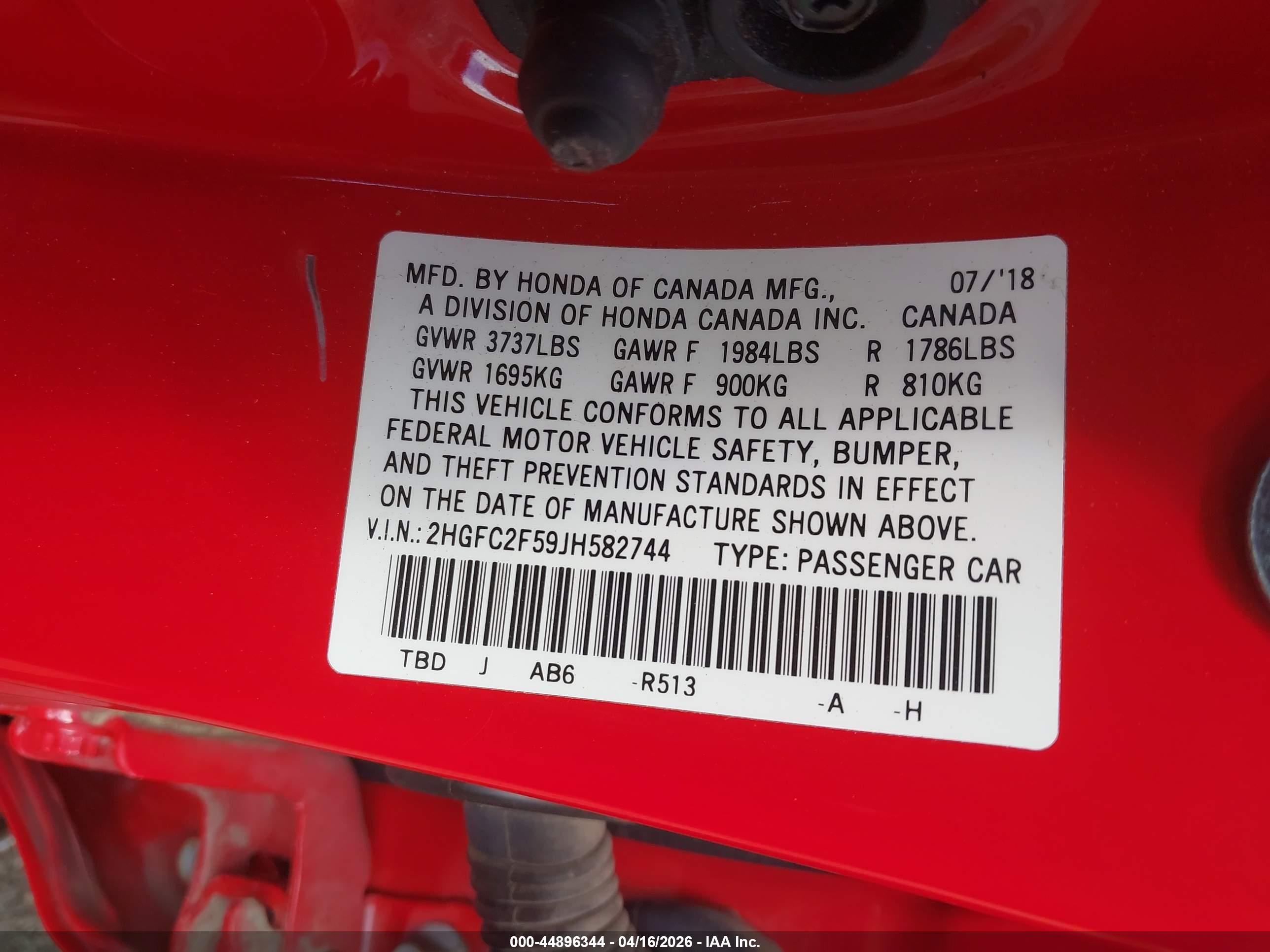 HONDA CIVIC image 9