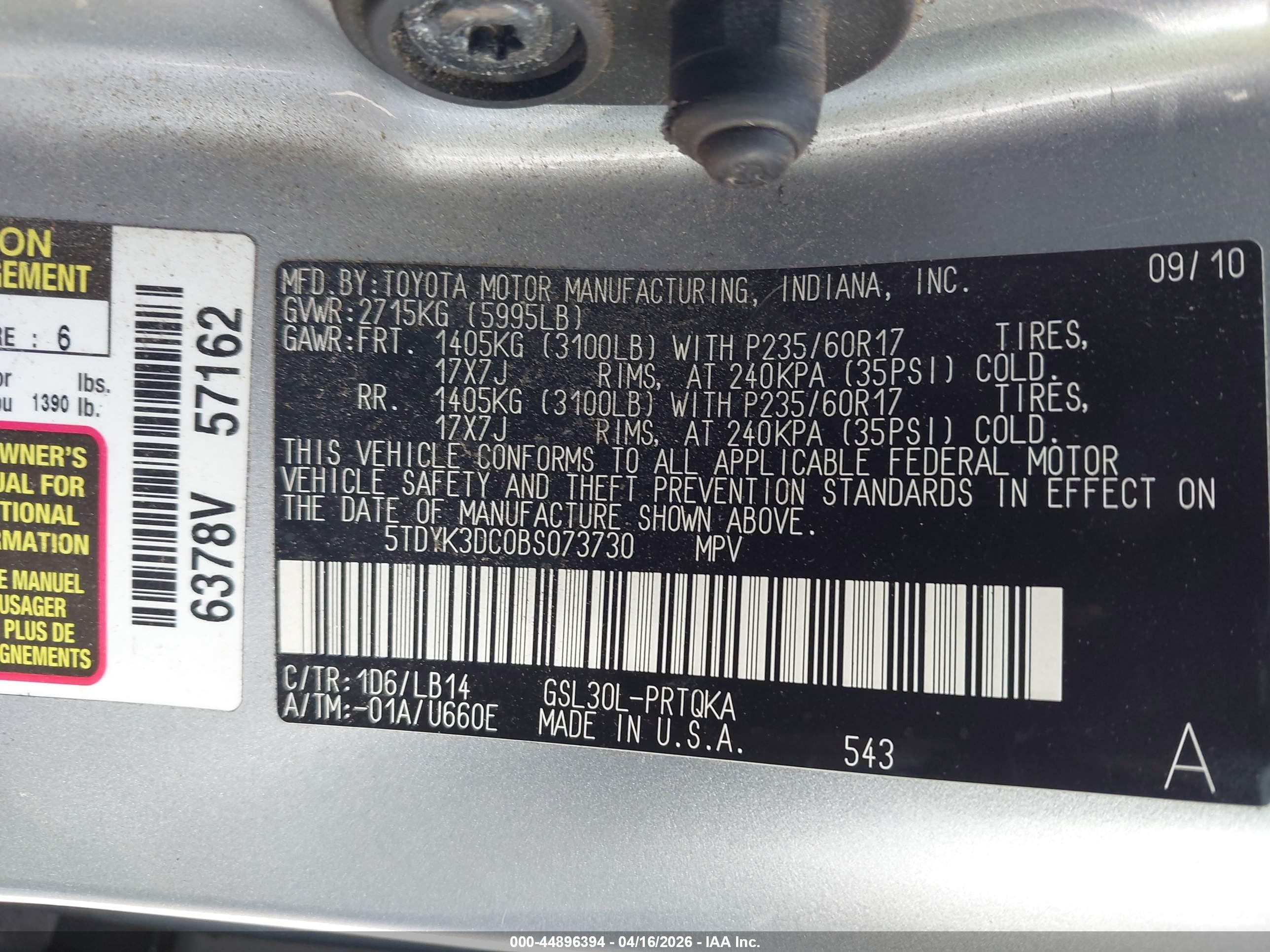 TOYOTA SIENNA image 9