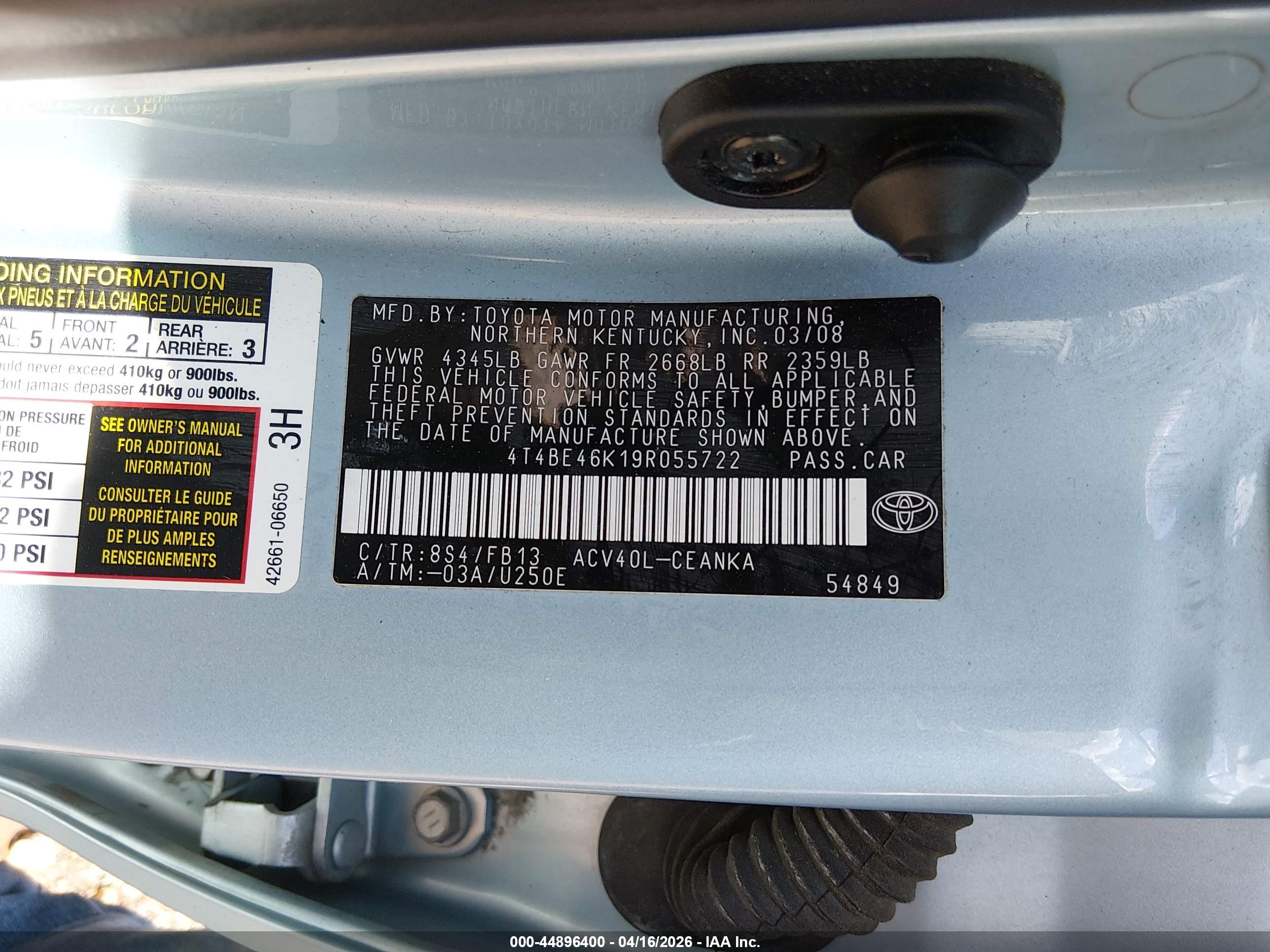 TOYOTA CAMRY image 9