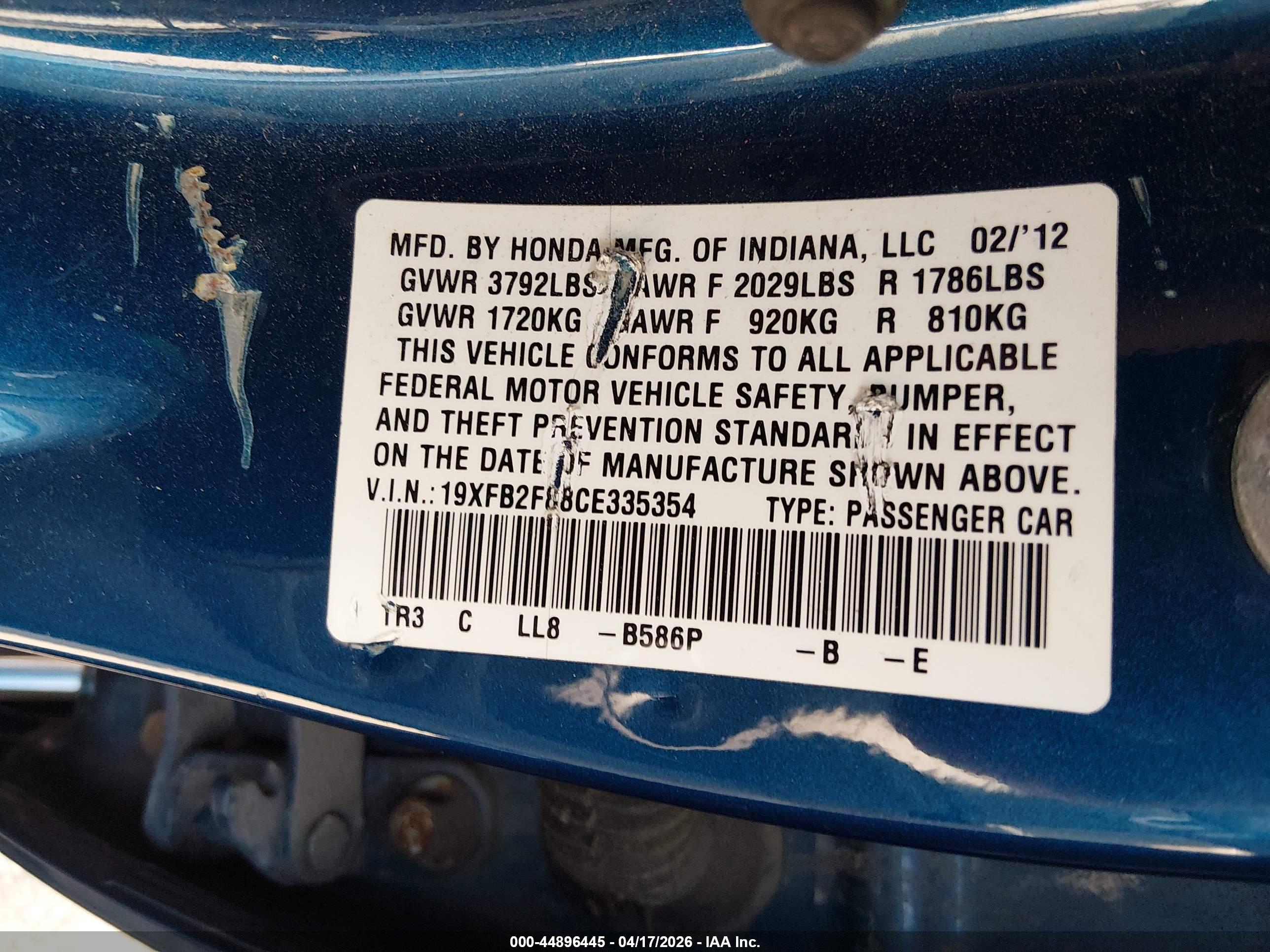 HONDA CIVIC image 9