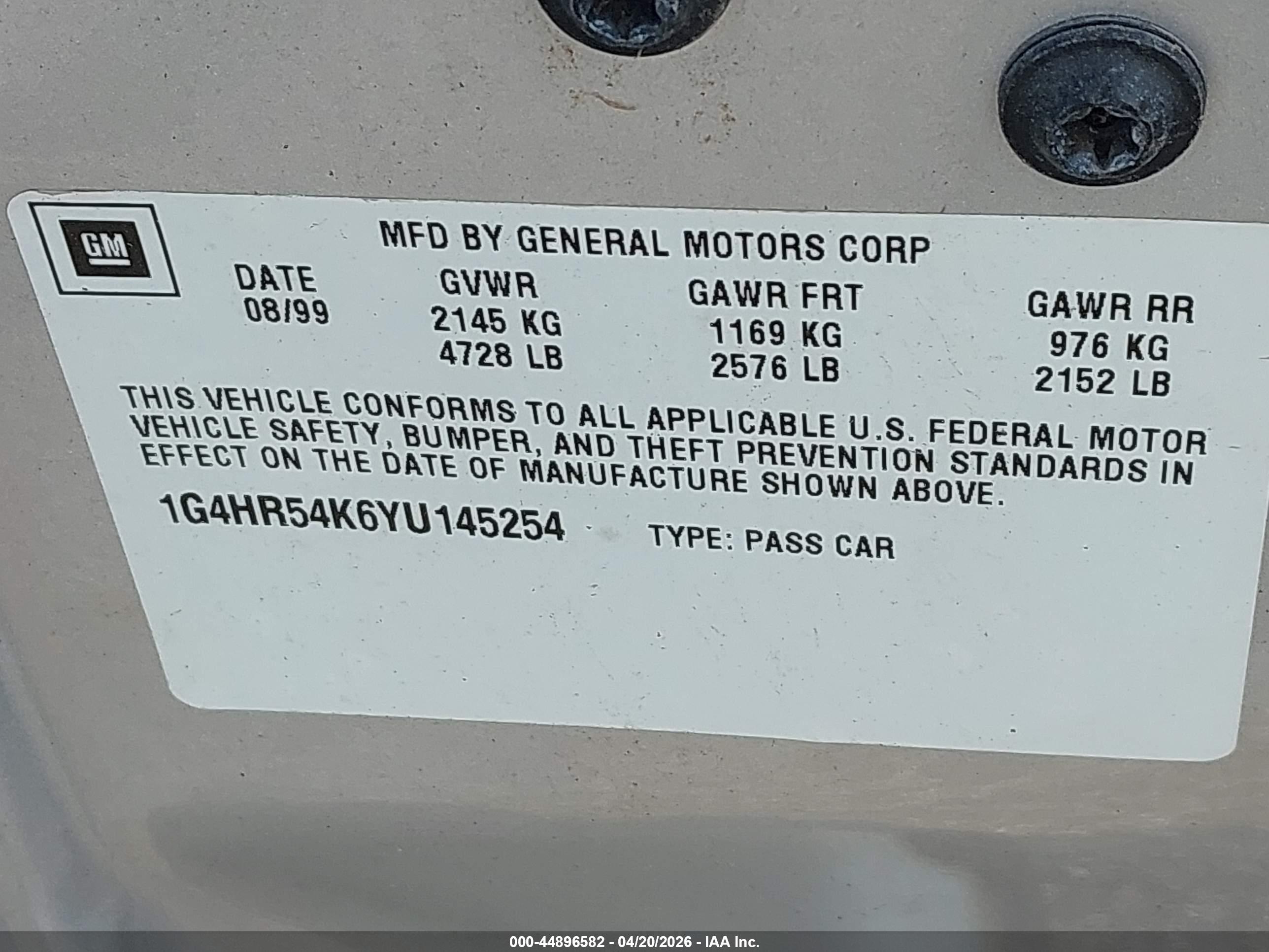 BUICK LESABRE image 9