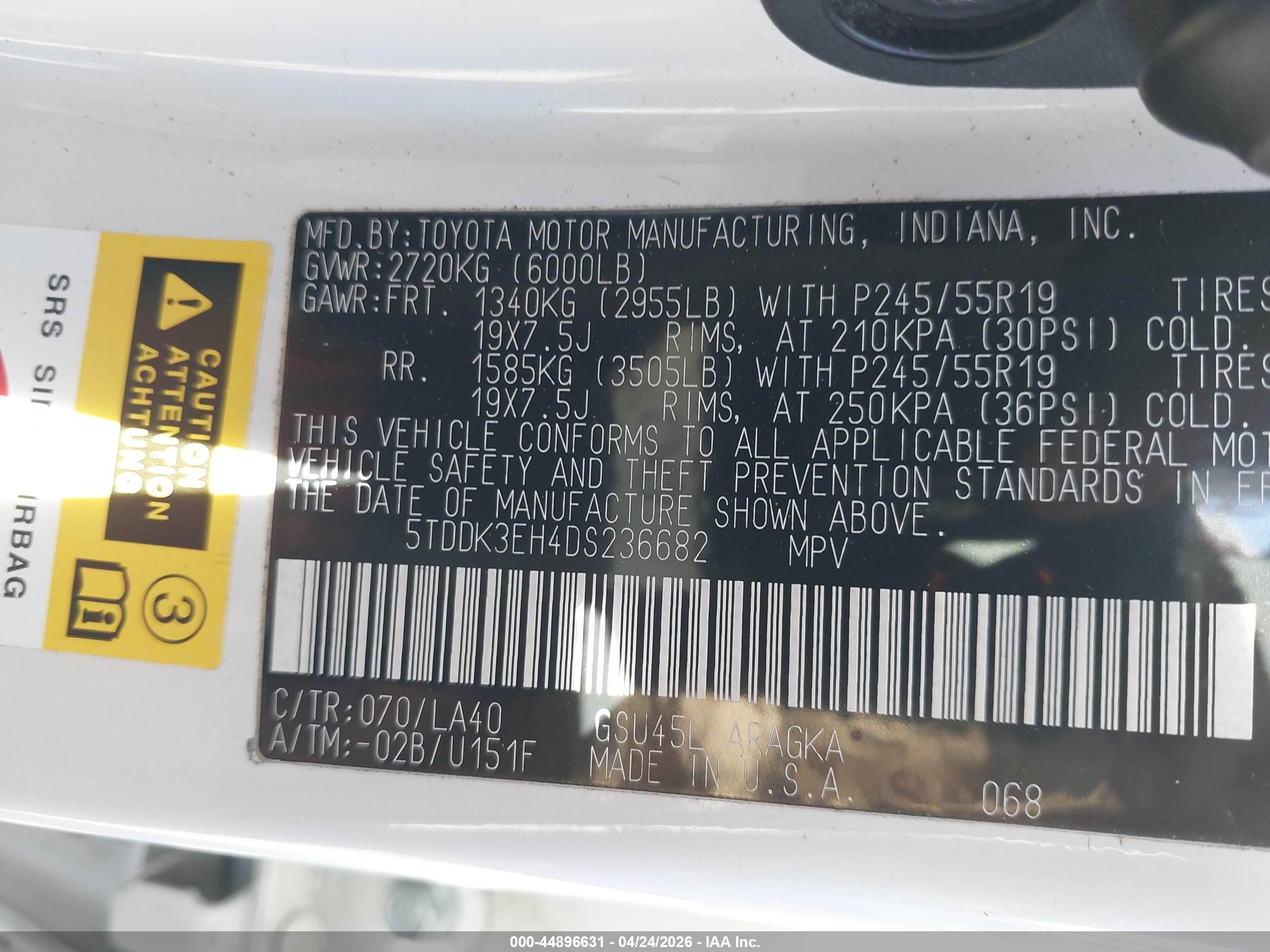 TOYOTA HIGHLANDER image 9