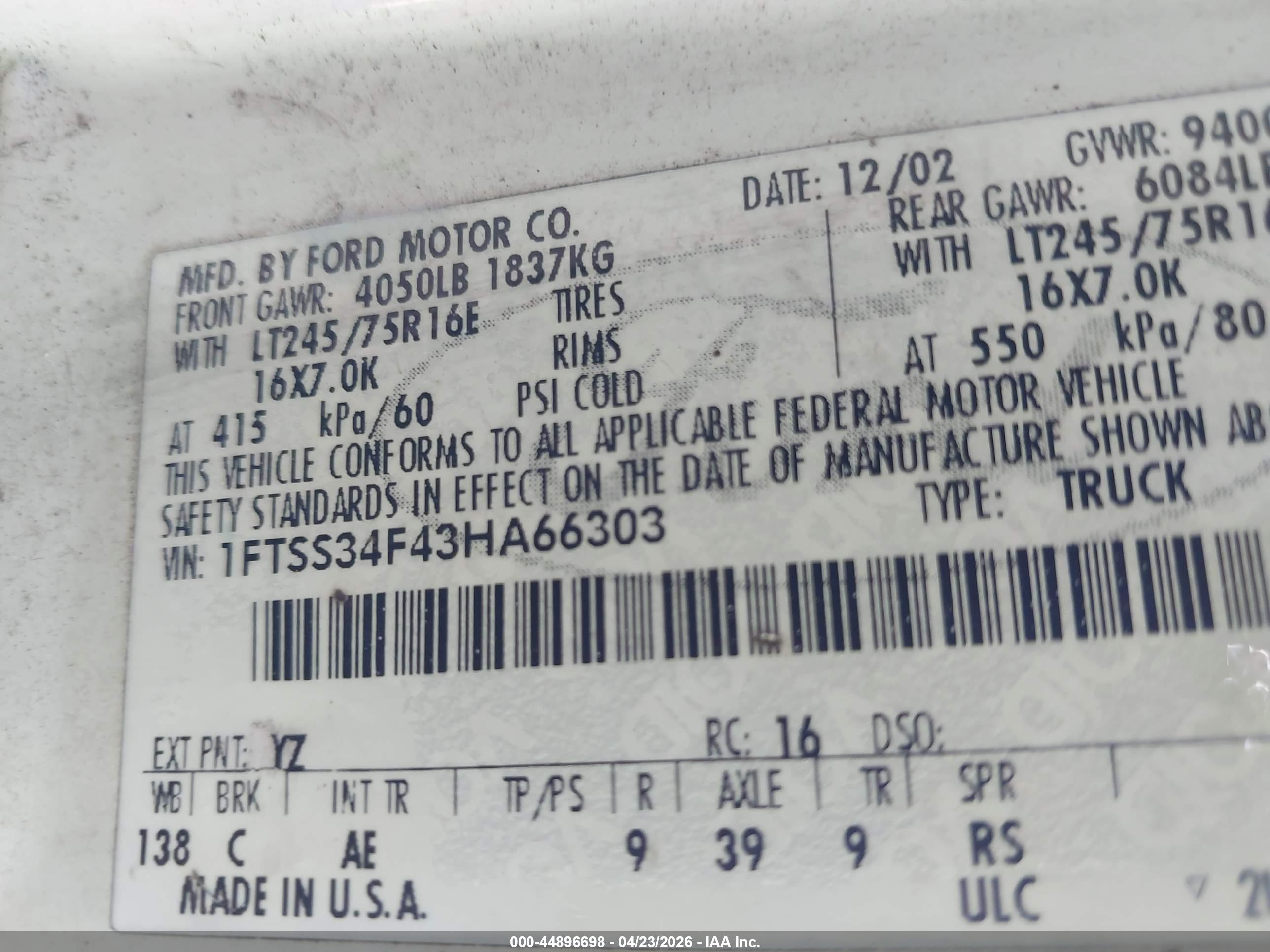 FORD E-350 image 9