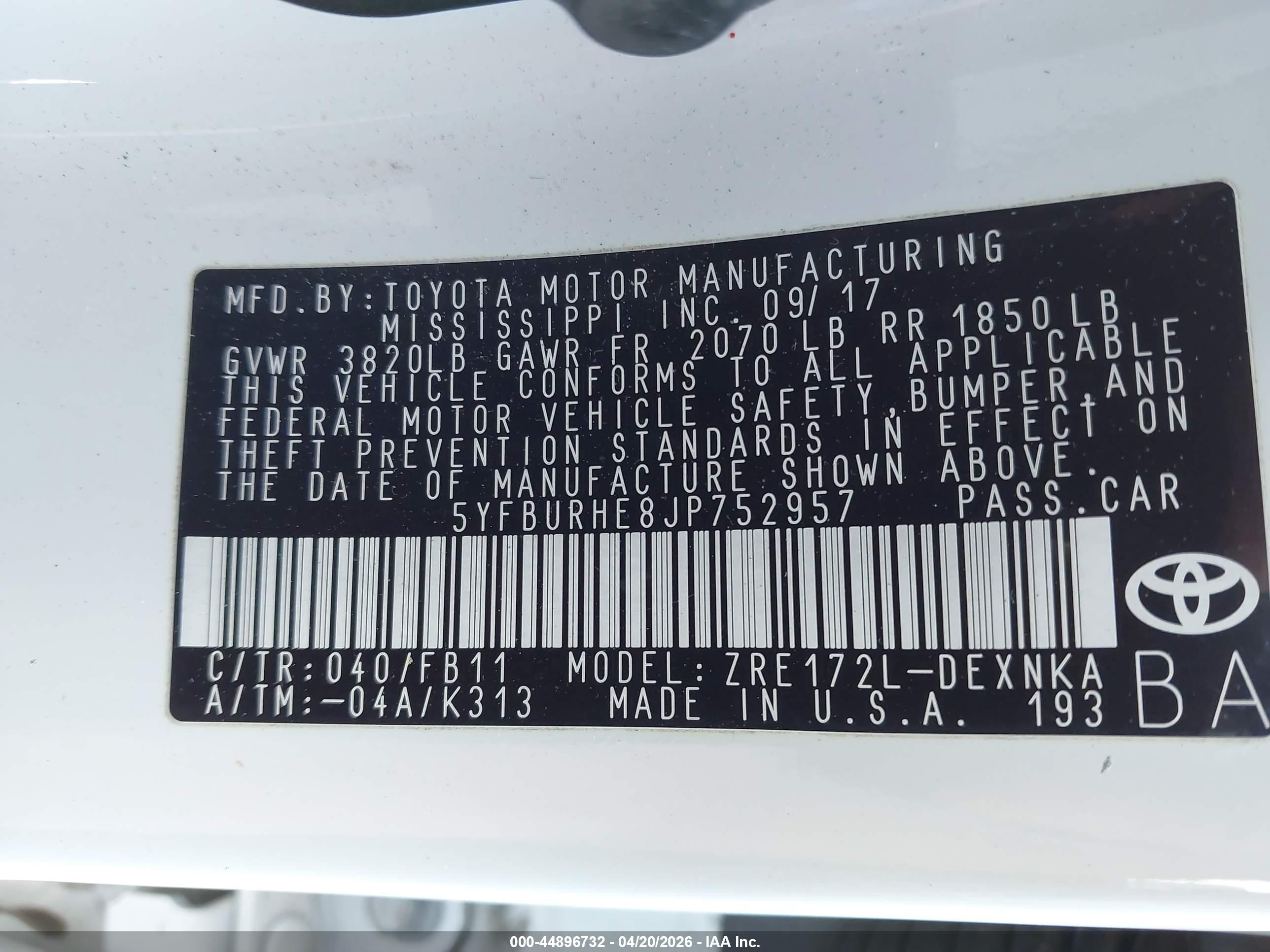TOYOTA COROLLA image 9
