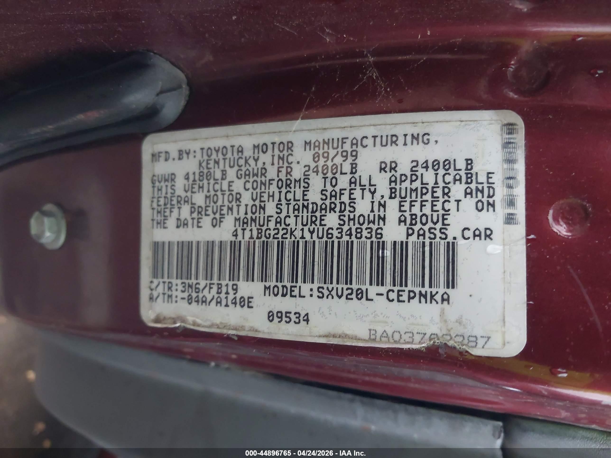 TOYOTA CAMRY image 9