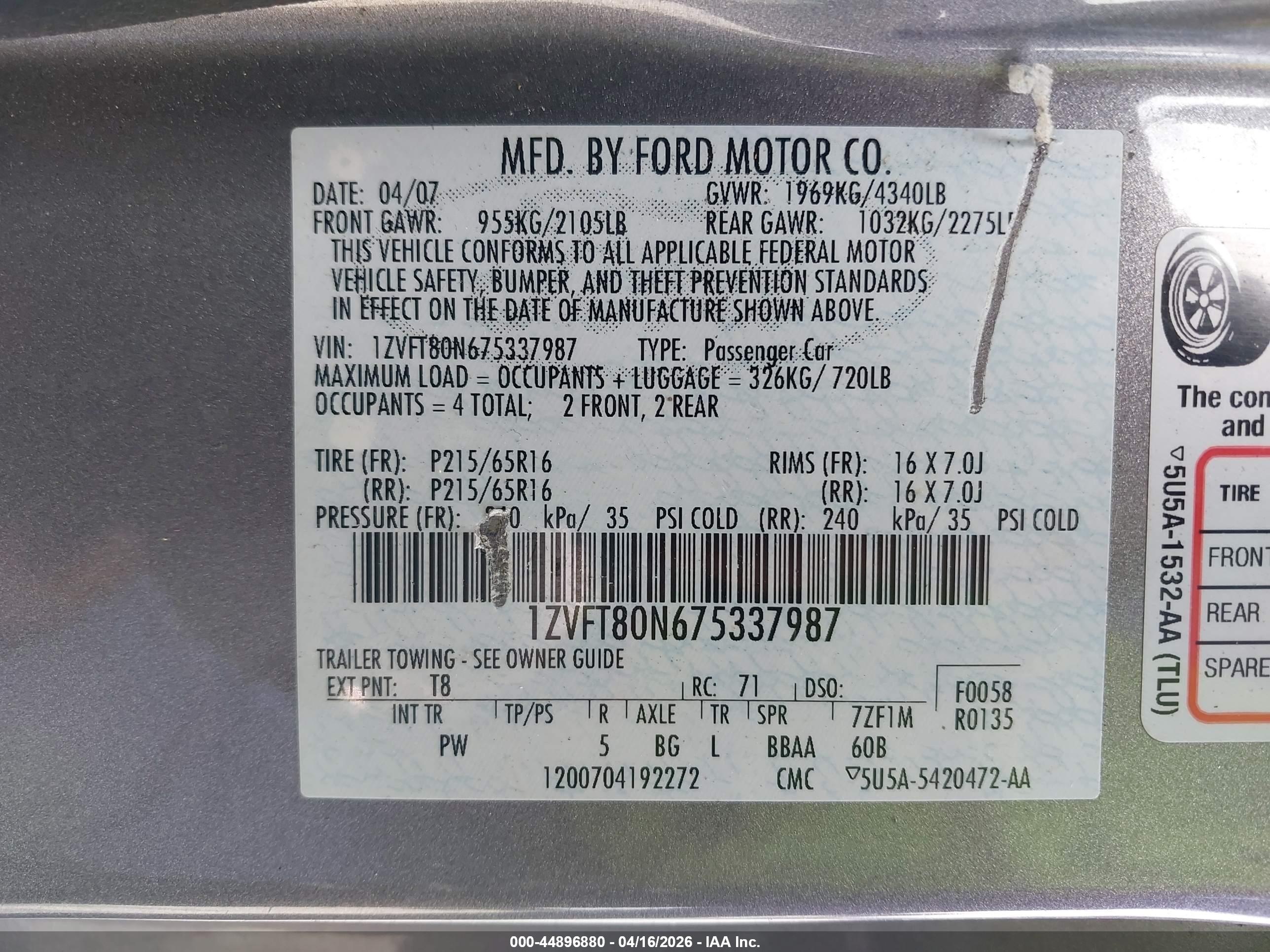 FORD MUSTANG image 9