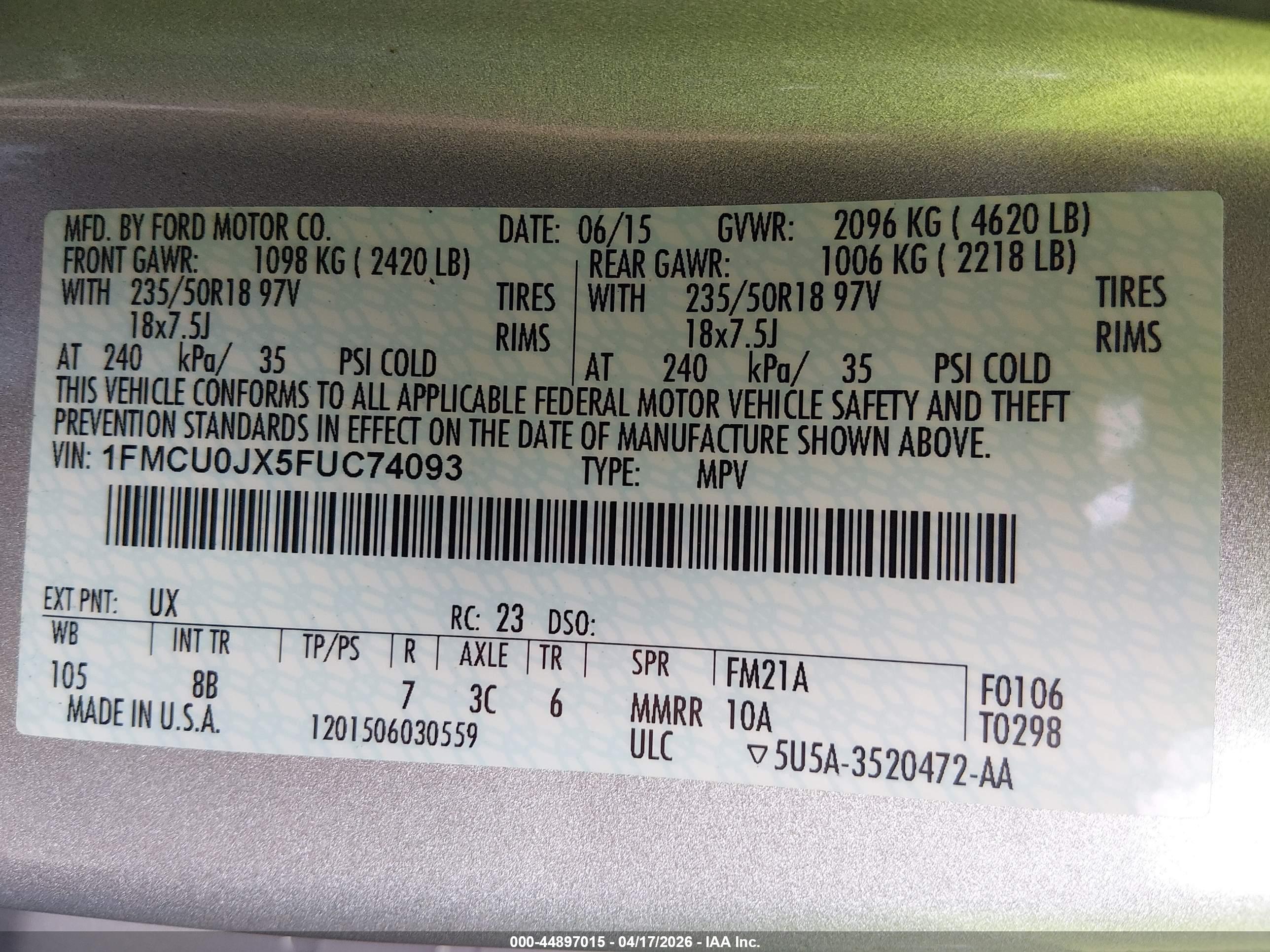 FORD ESCAPE image 9