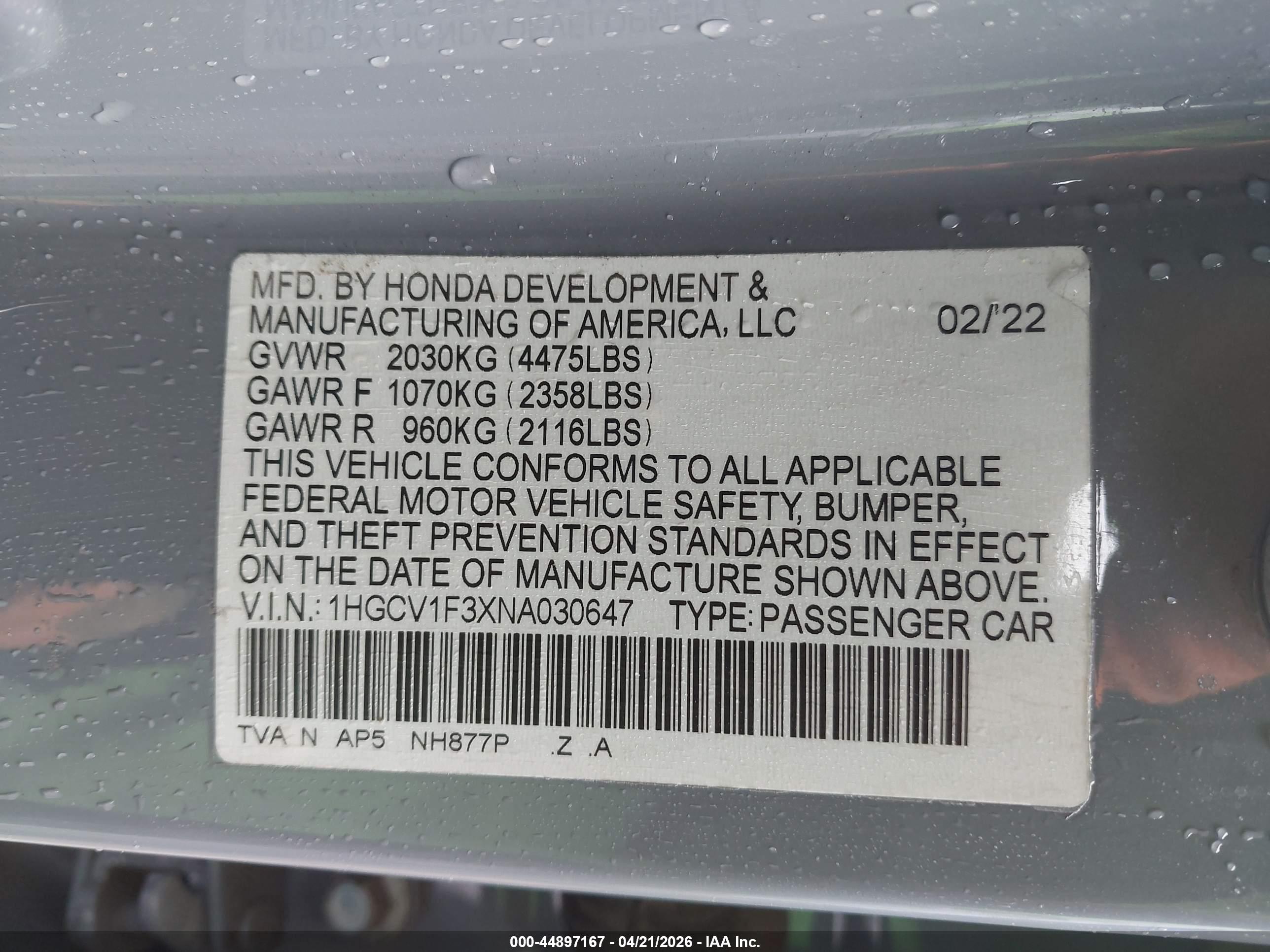 HONDA ACCORD image 9