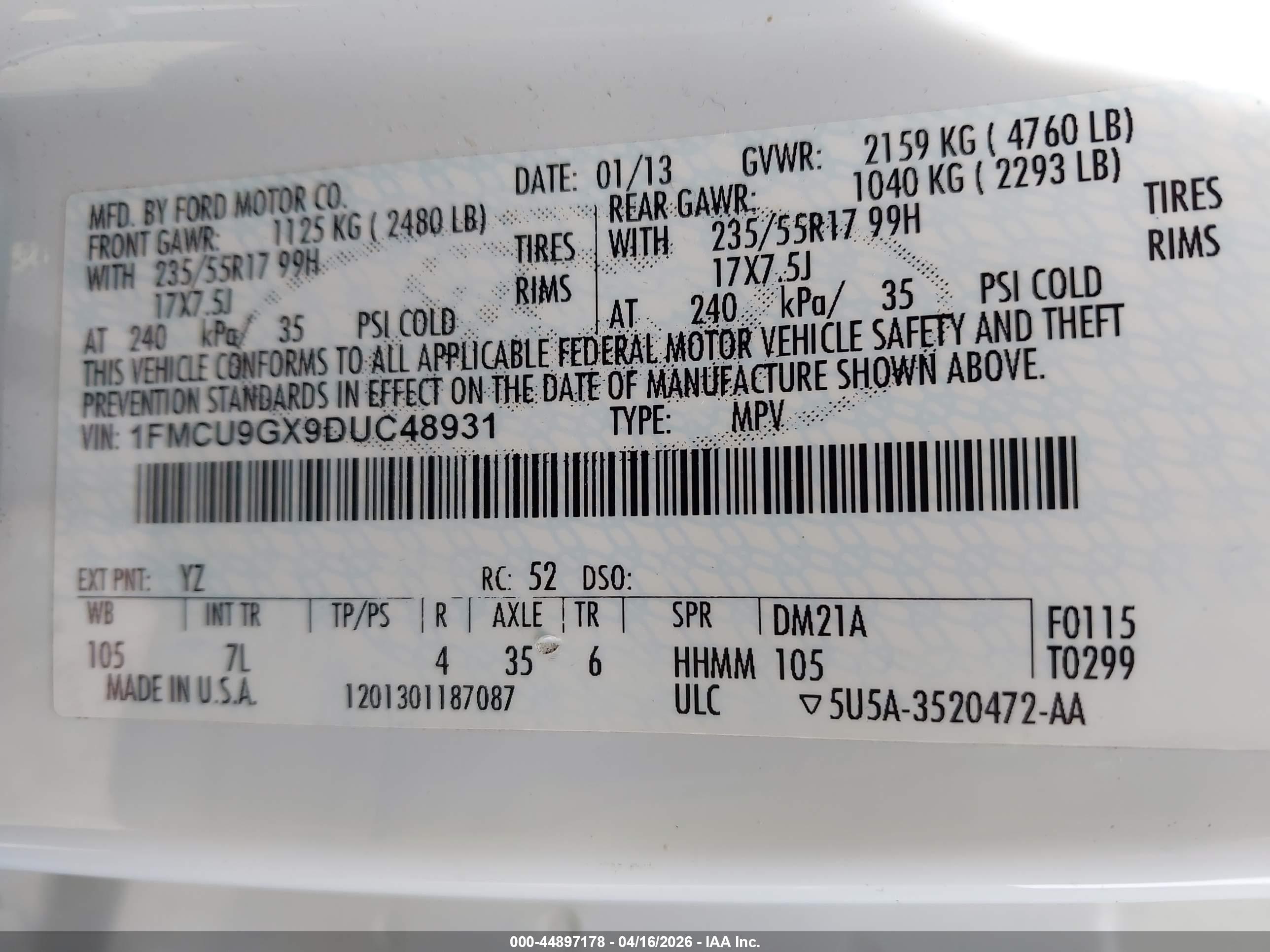 FORD ESCAPE image 9