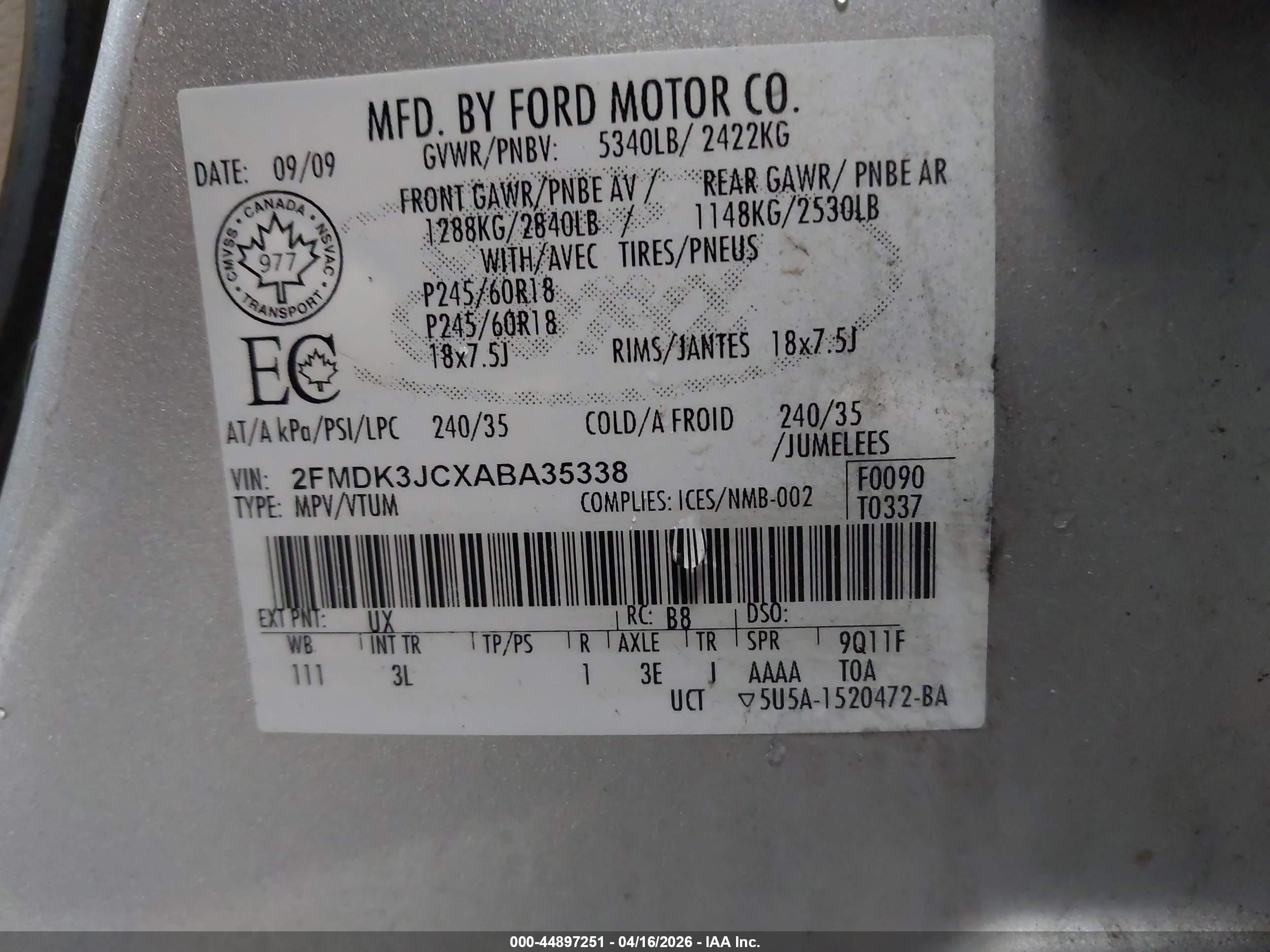 FORD EDGE image 9
