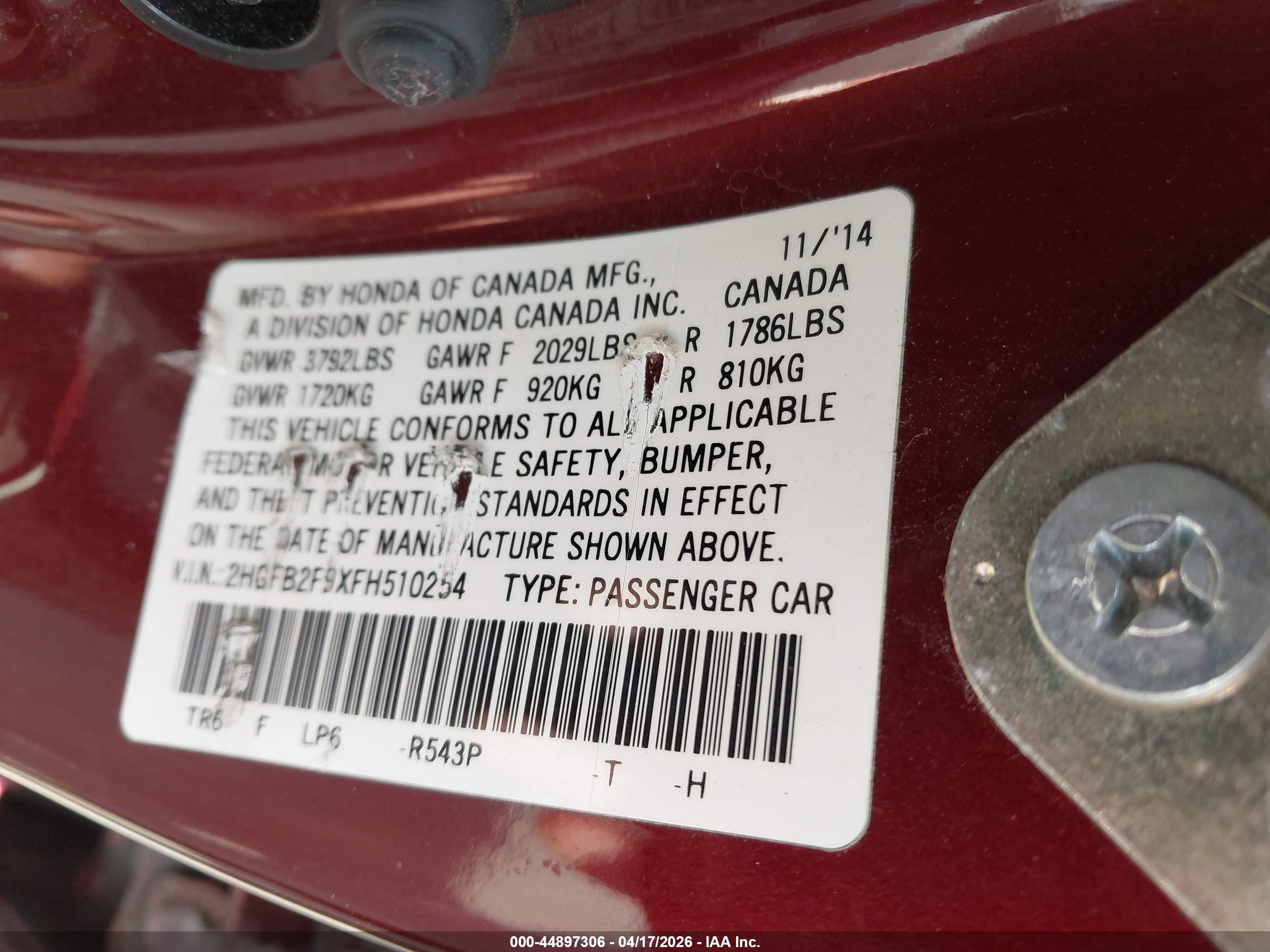 HONDA CIVIC image 9