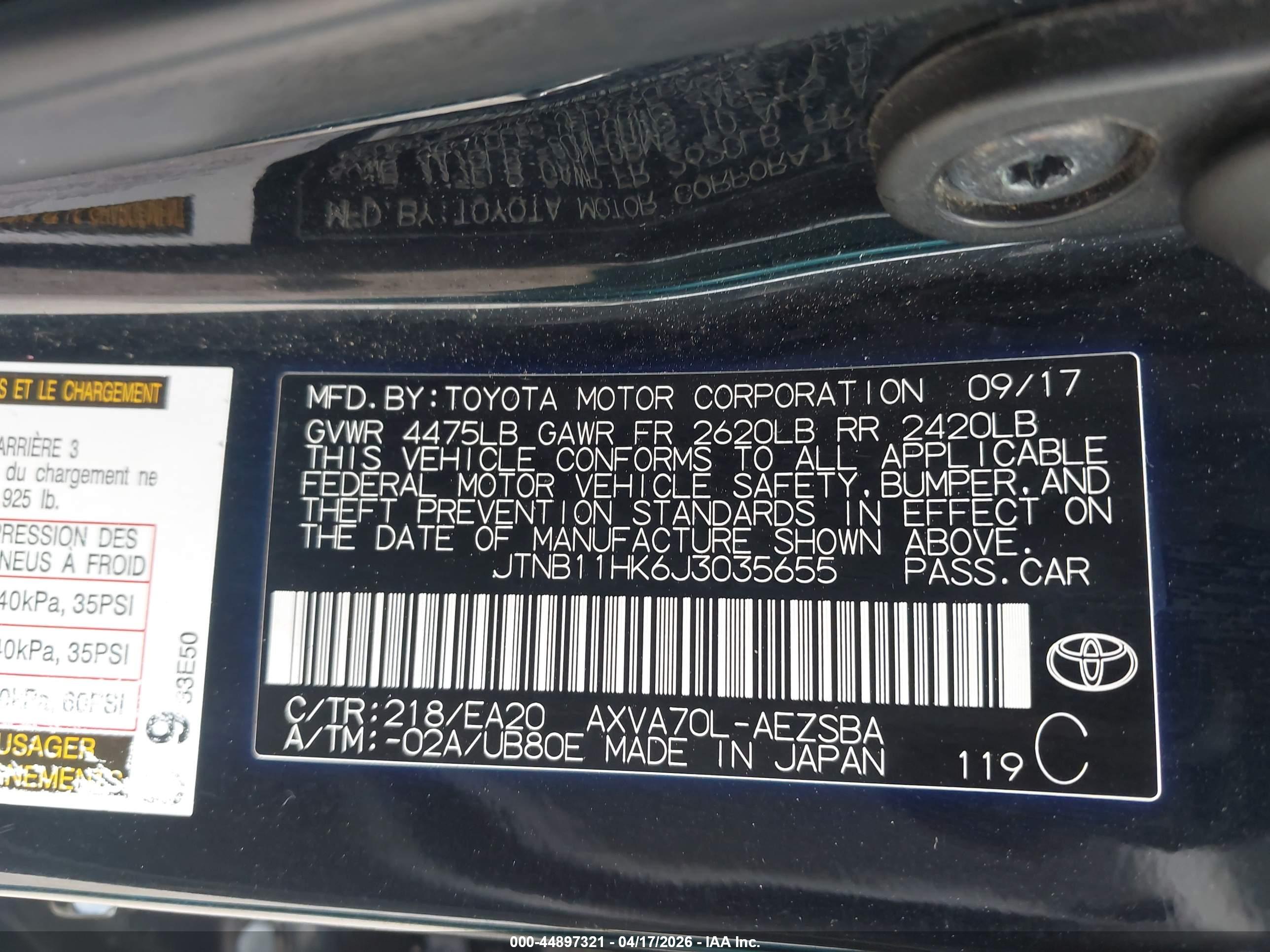 TOYOTA CAMRY image 9