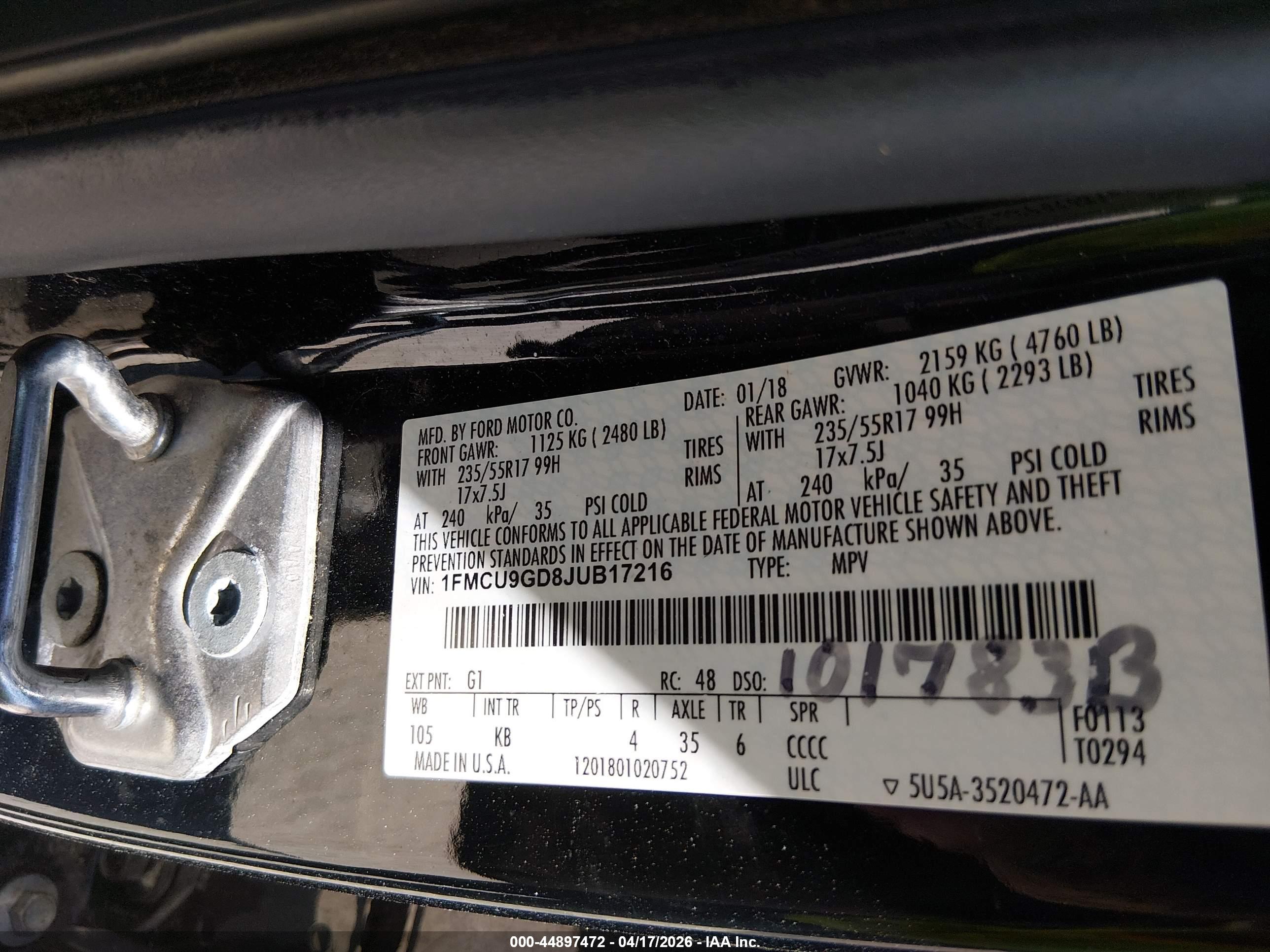FORD ESCAPE image 9