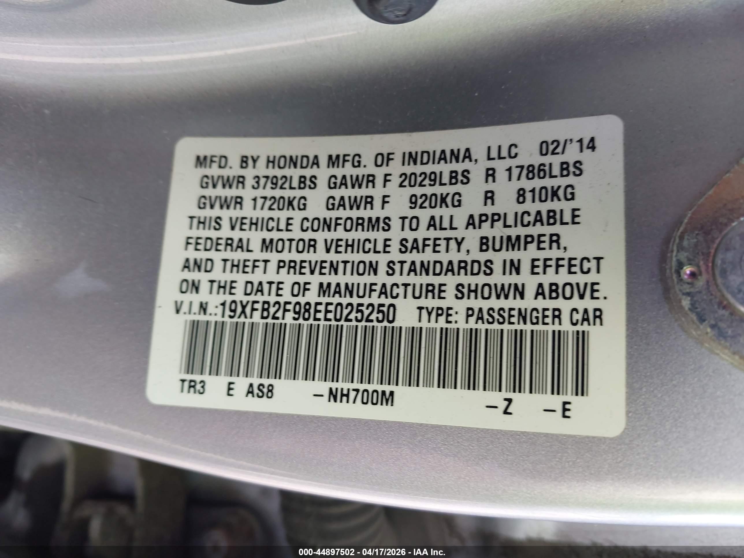 HONDA CIVIC image 9