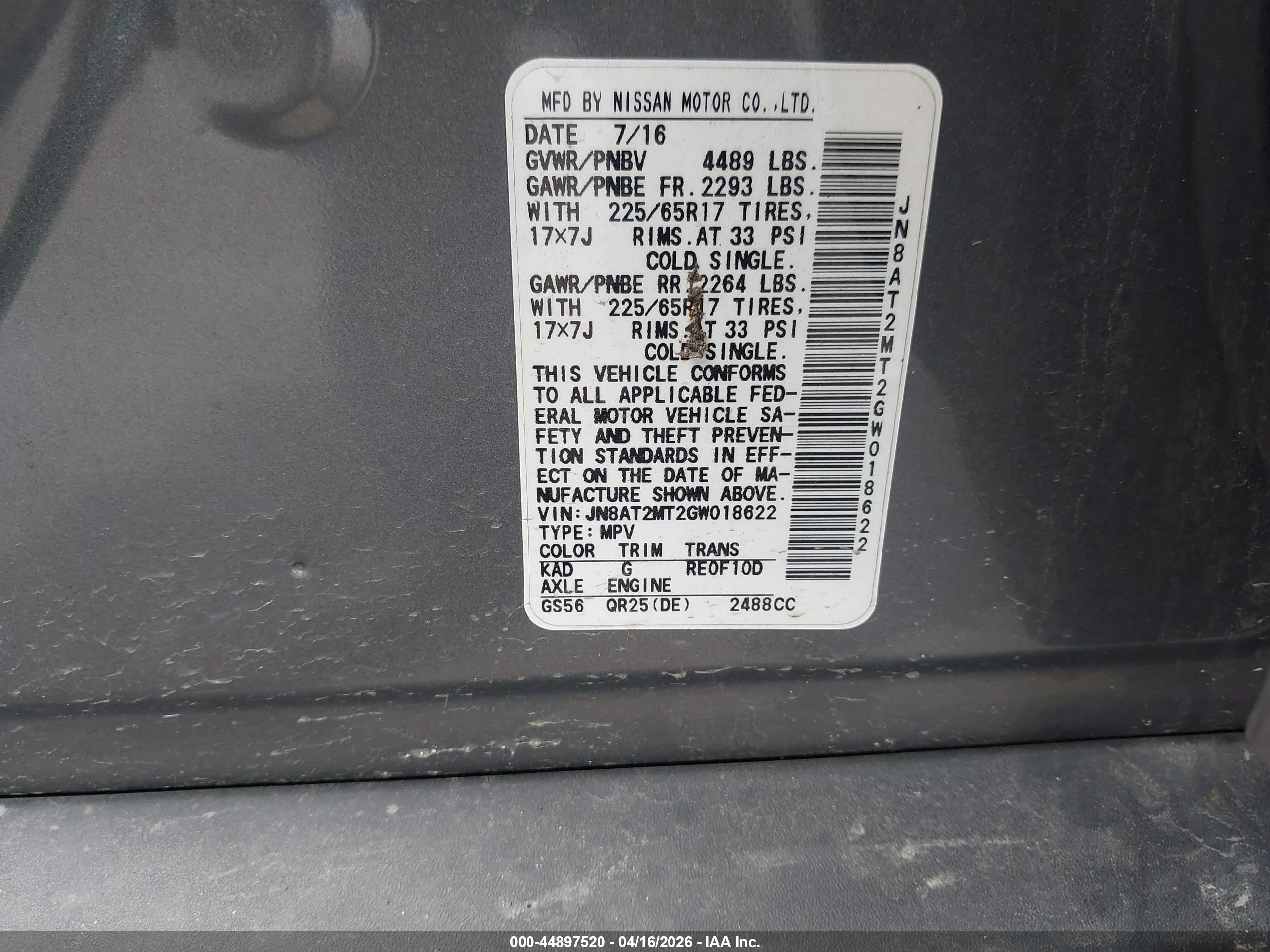 NISSAN ROGUE image 9
