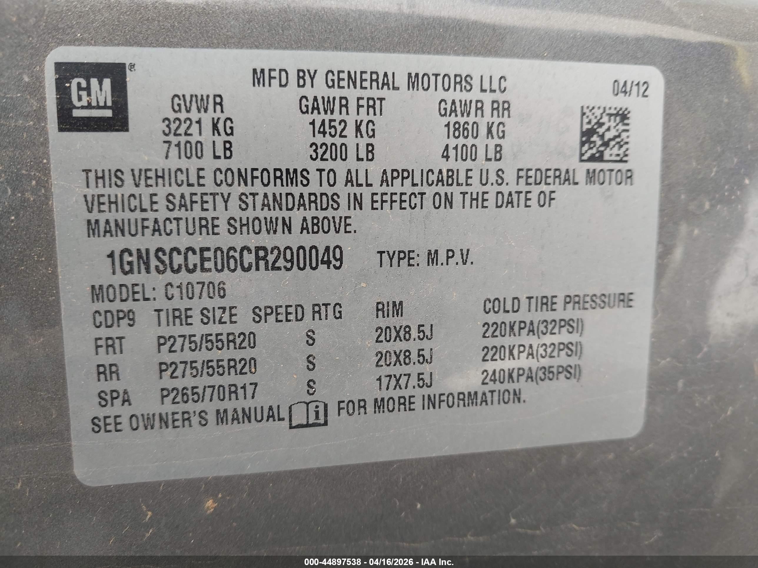 CHEVROLET TAHOE image 9