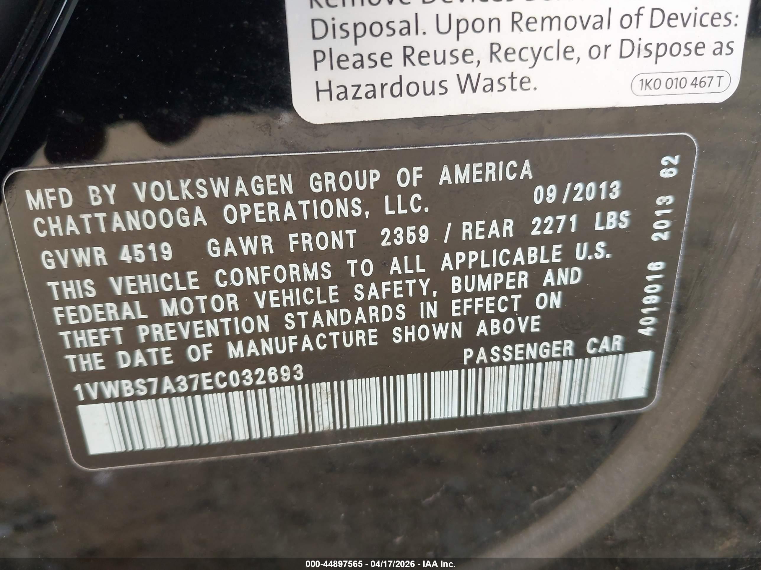 VOLKSWAGEN PASSAT image 9