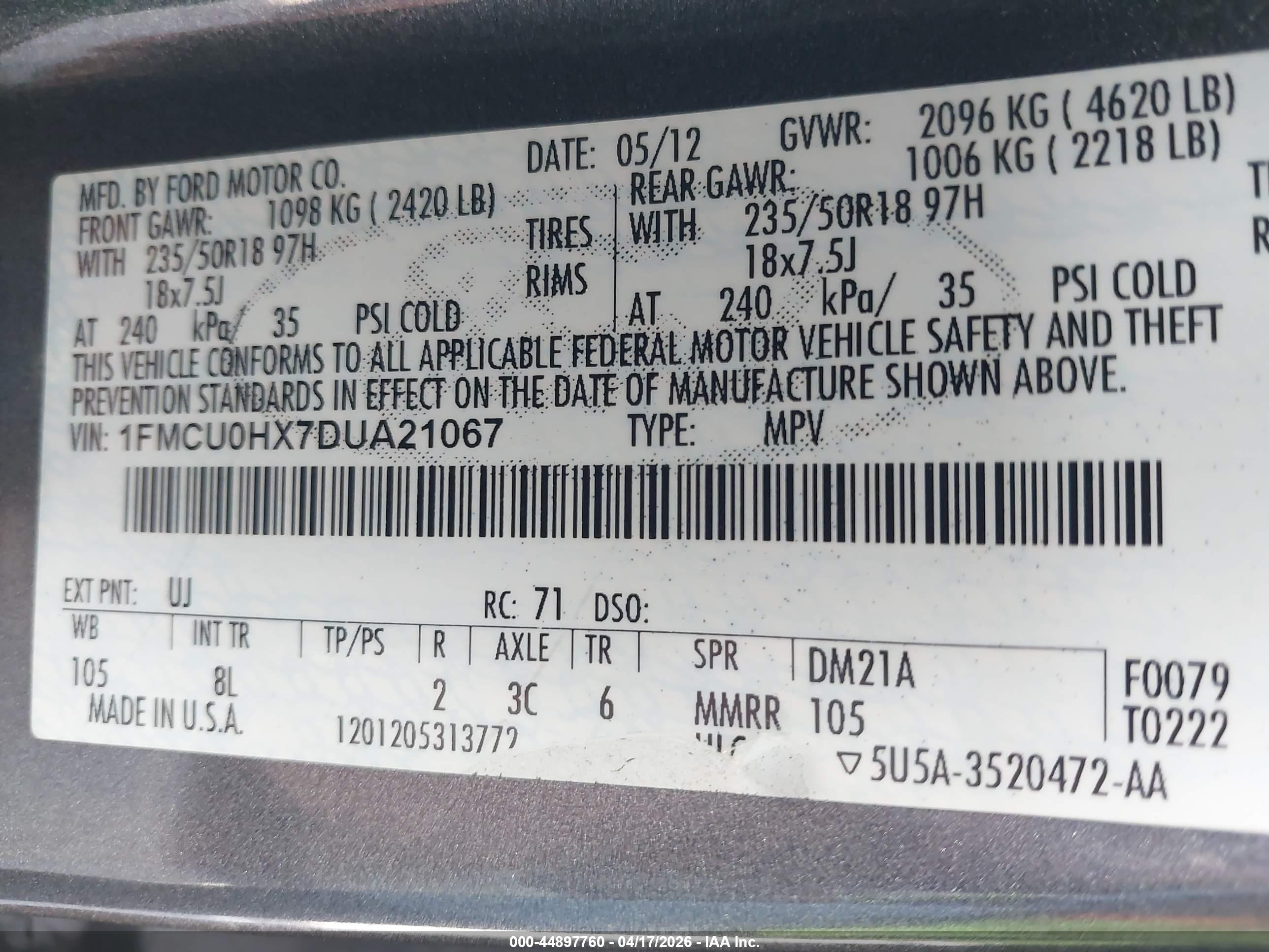 FORD ESCAPE image 9