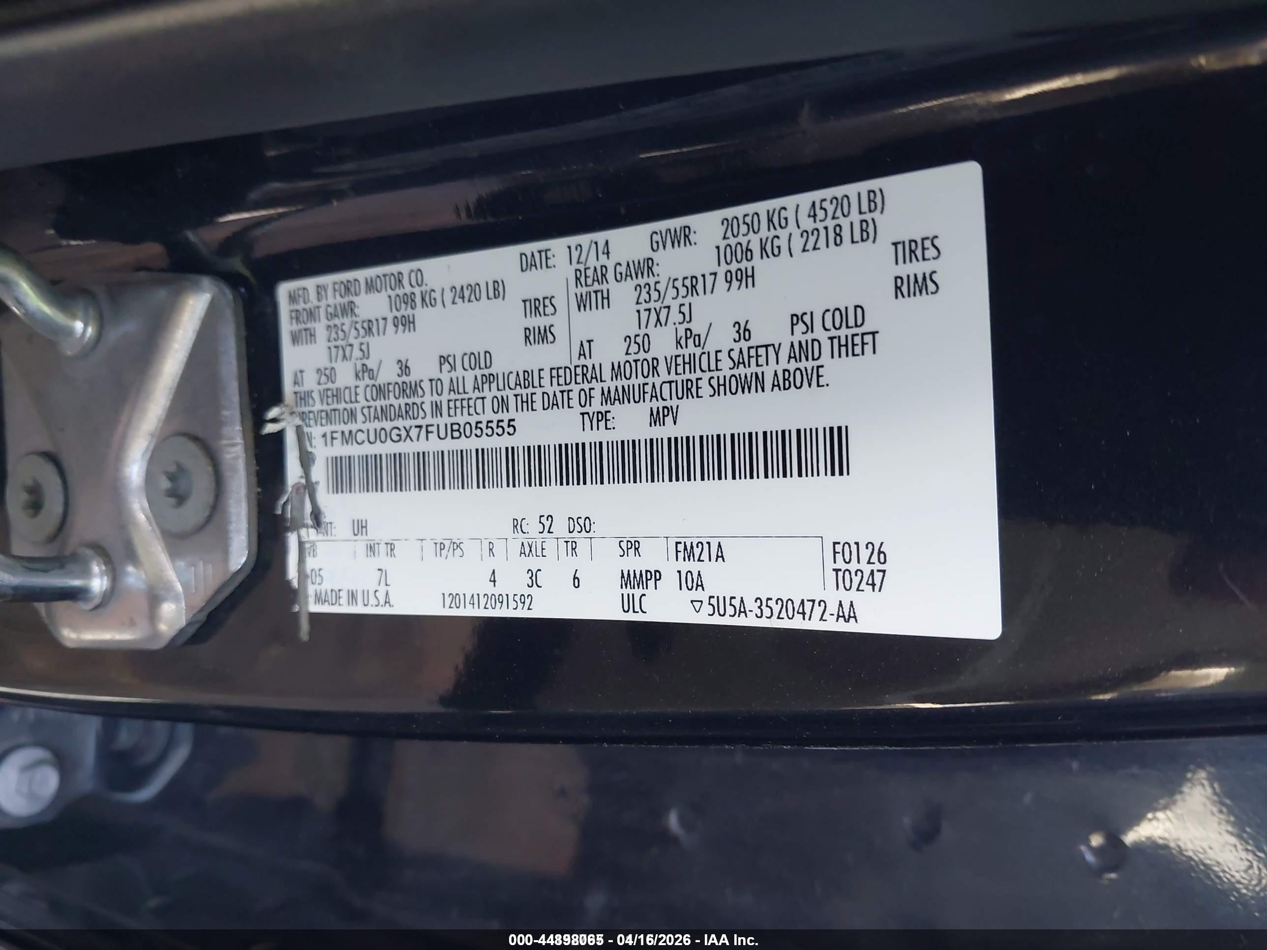 FORD ESCAPE image 9