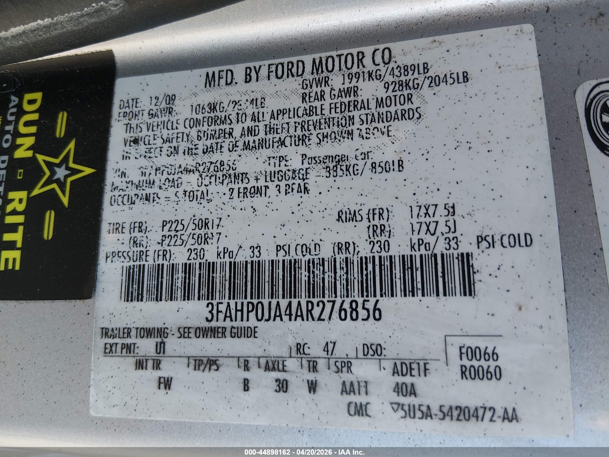 FORD FUSION image 9
