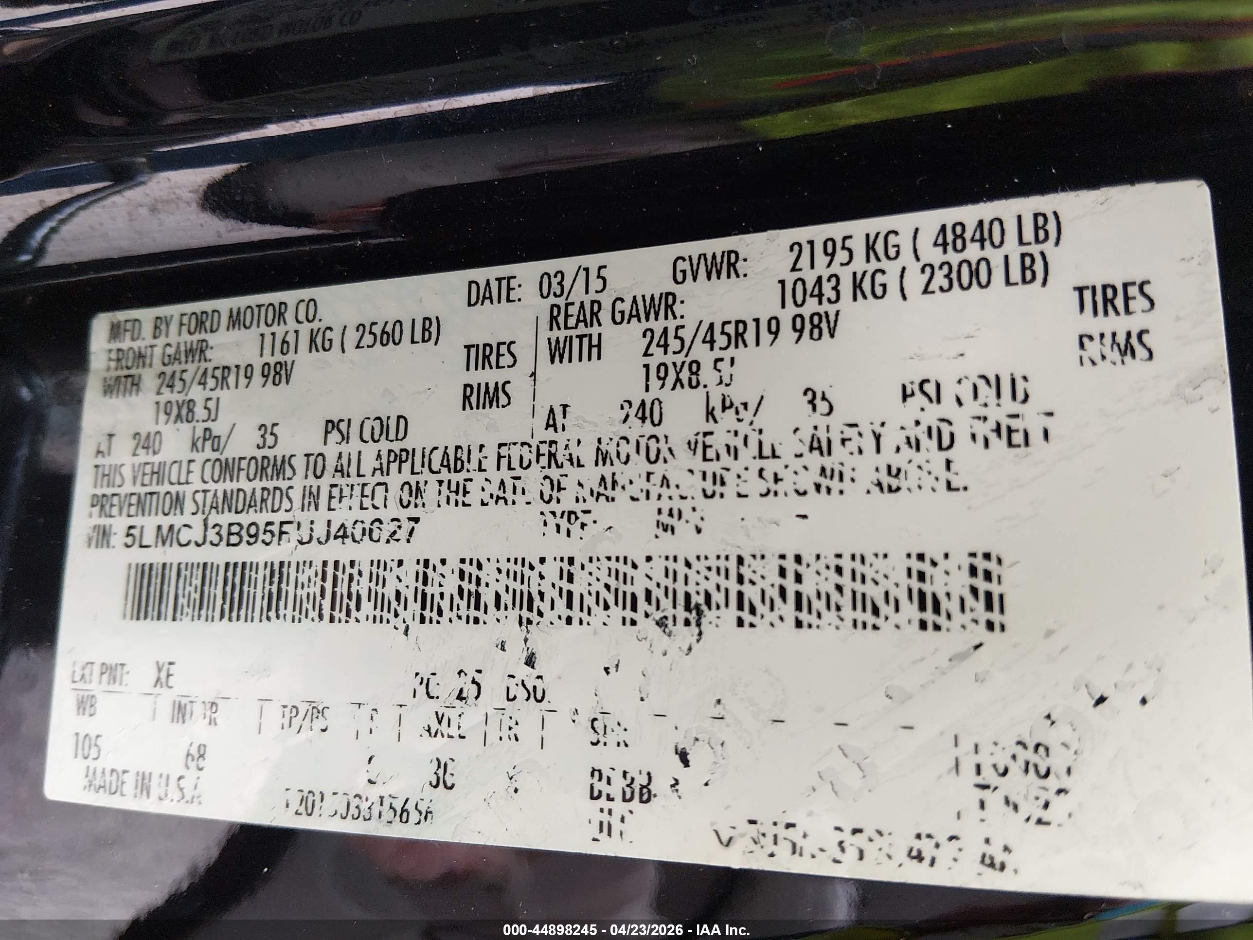 LINCOLN MKC image 9
