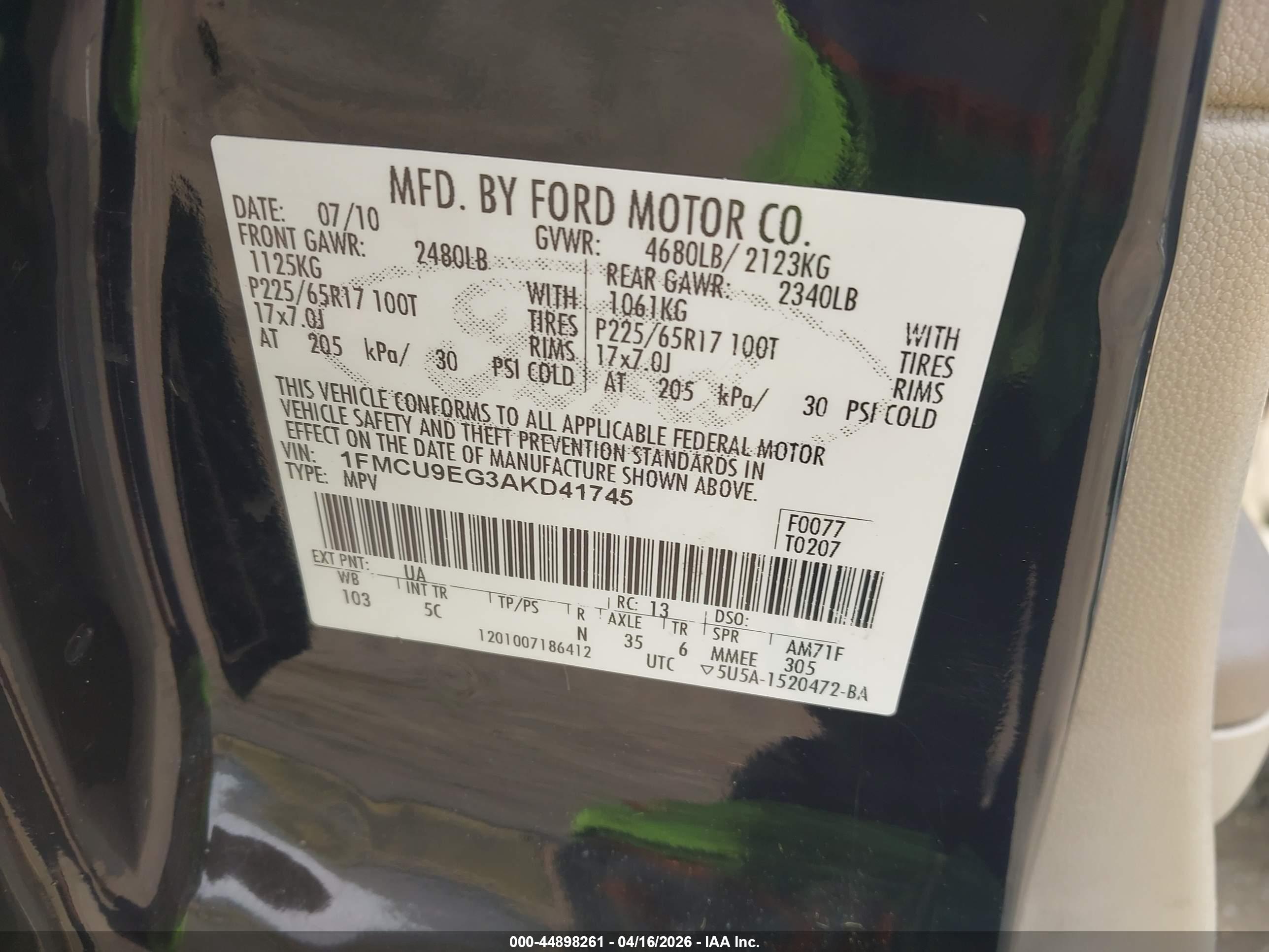 FORD ESCAPE image 9