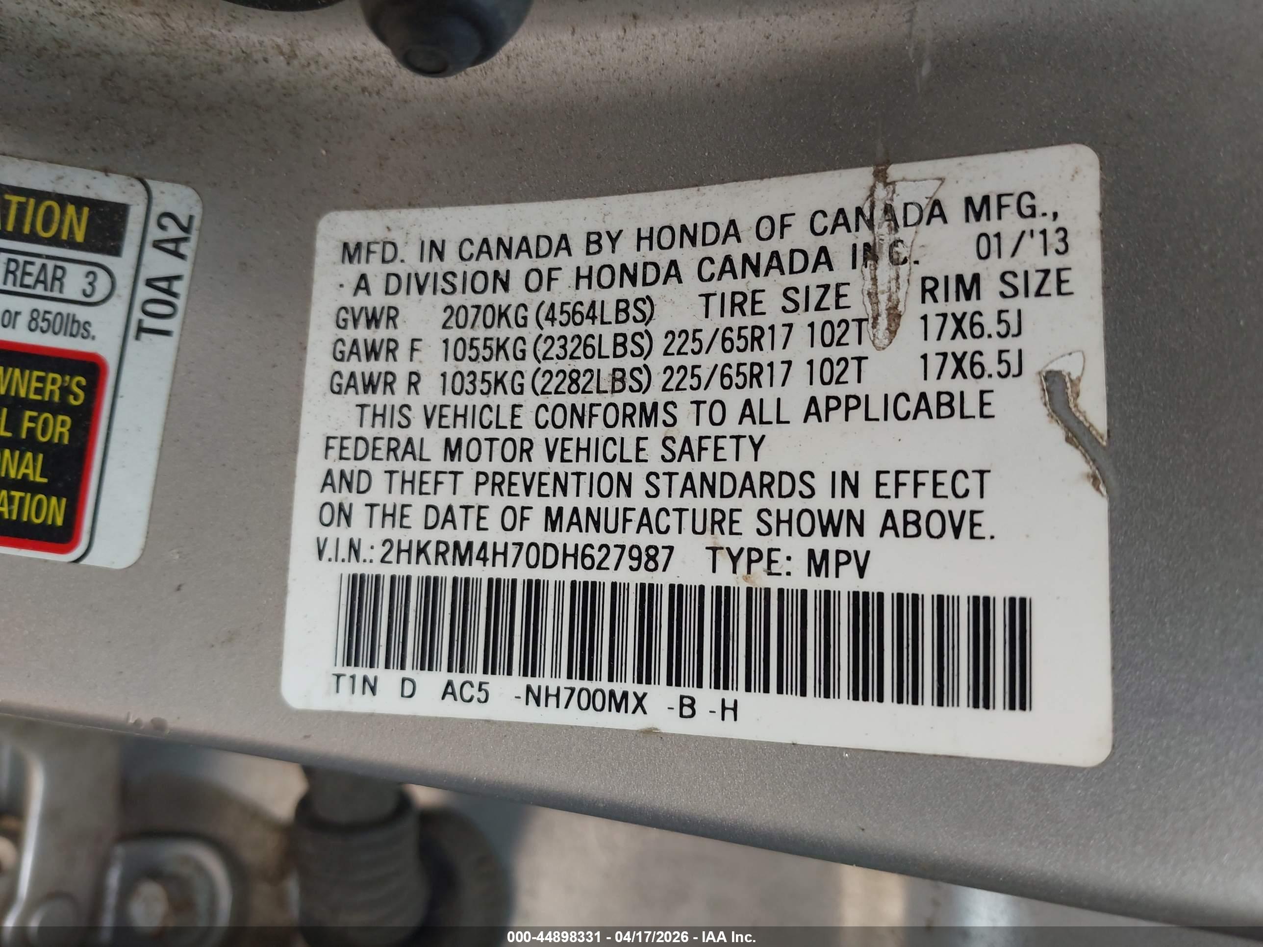 HONDA CR-V image 9
