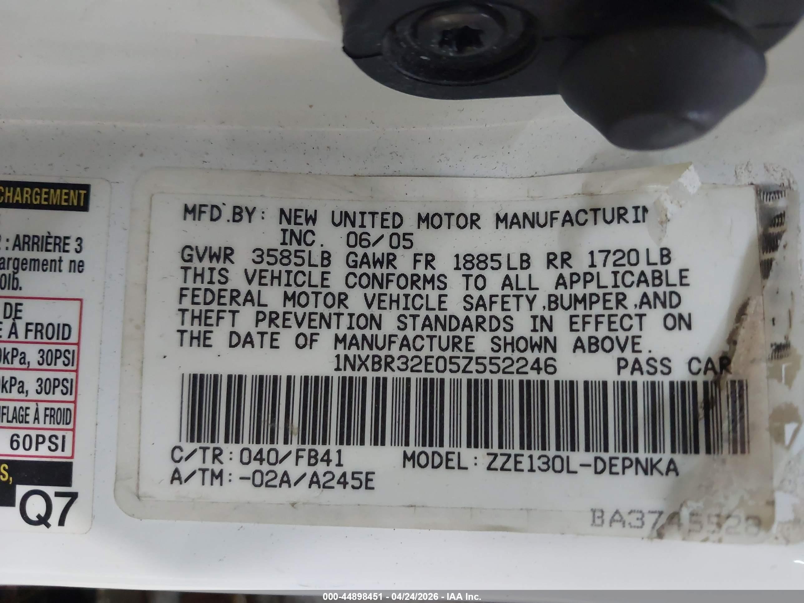 TOYOTA COROLLA image 9
