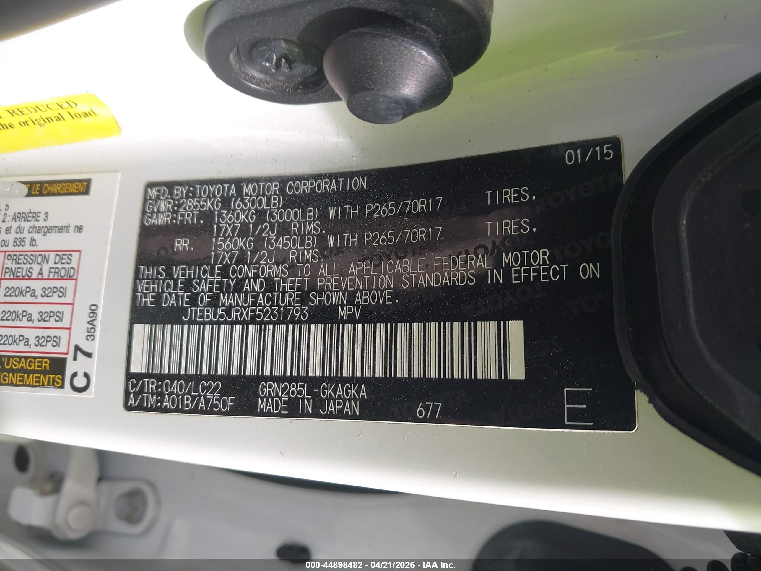 TOYOTA 4RUNNER image 9