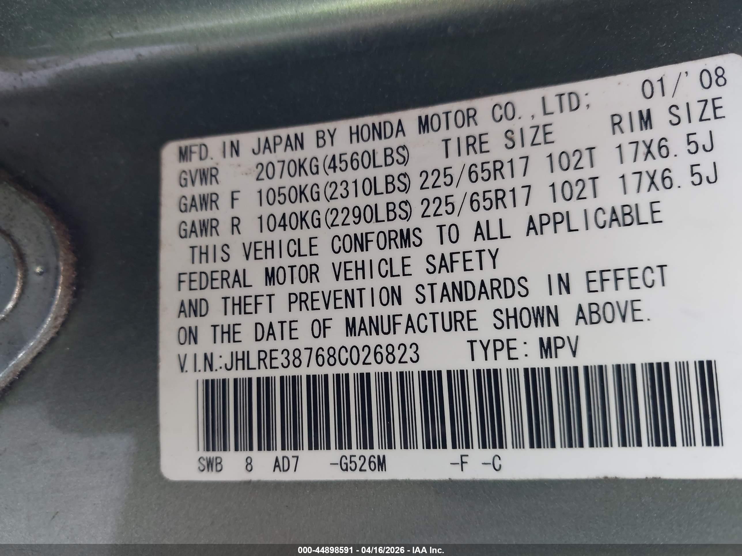 HONDA CR-V image 9