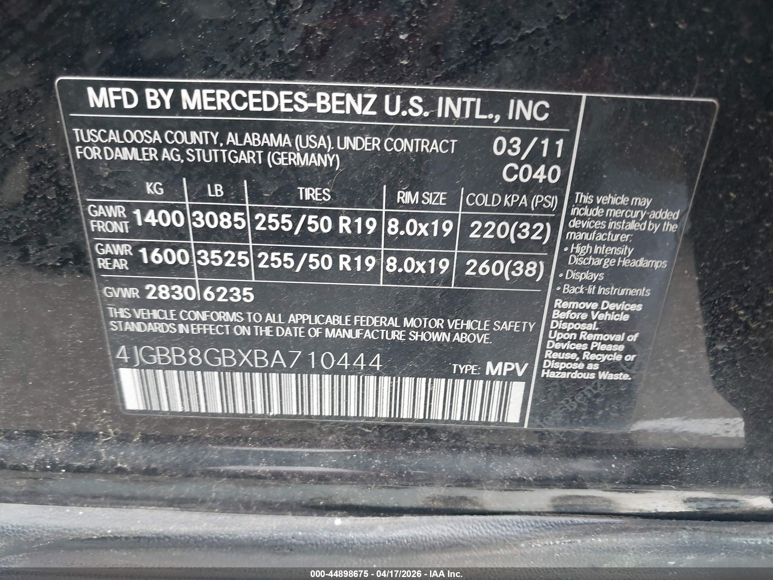 MERCEDES-BENZ ML image 9