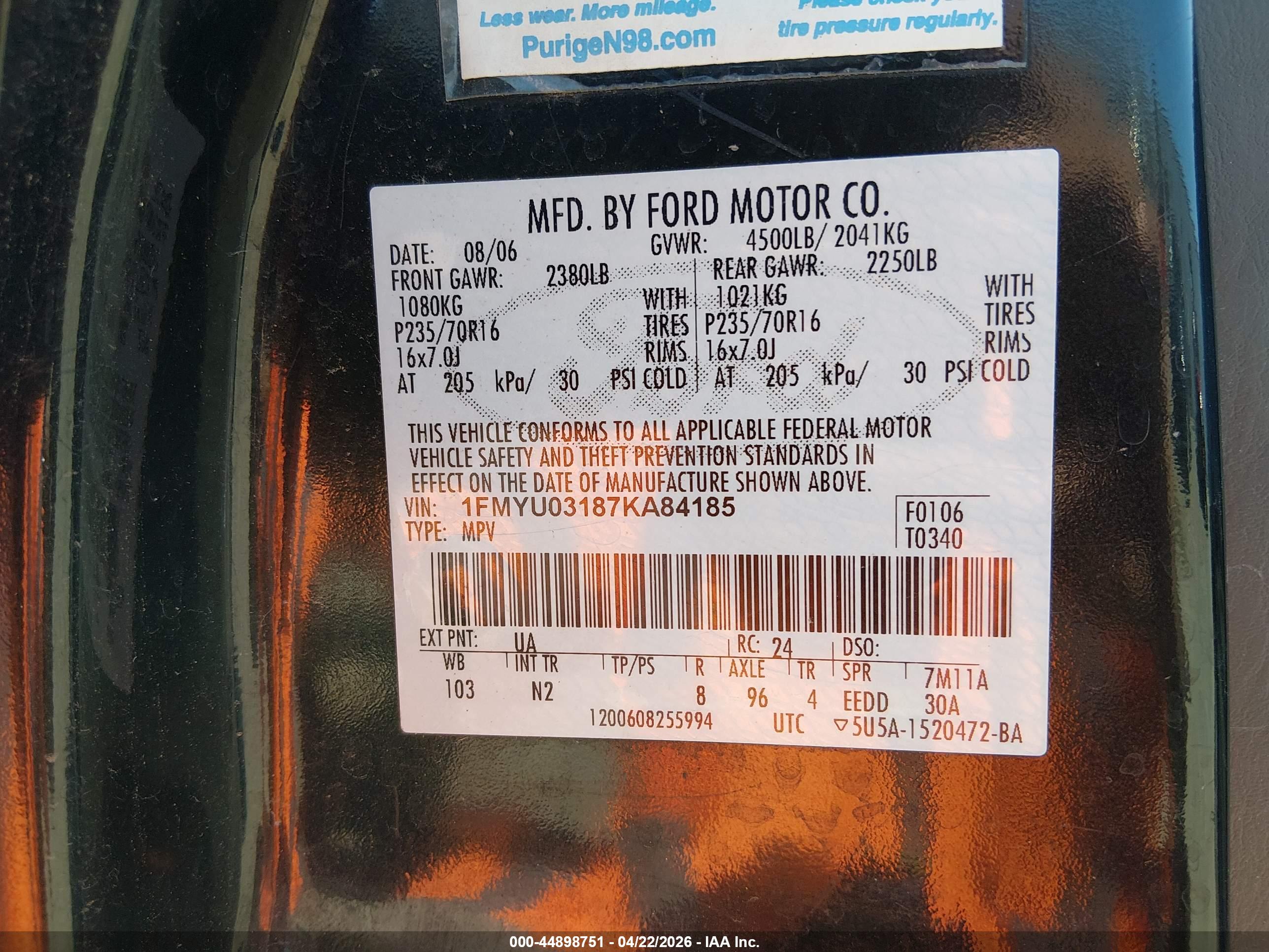 FORD ESCAPE image 9