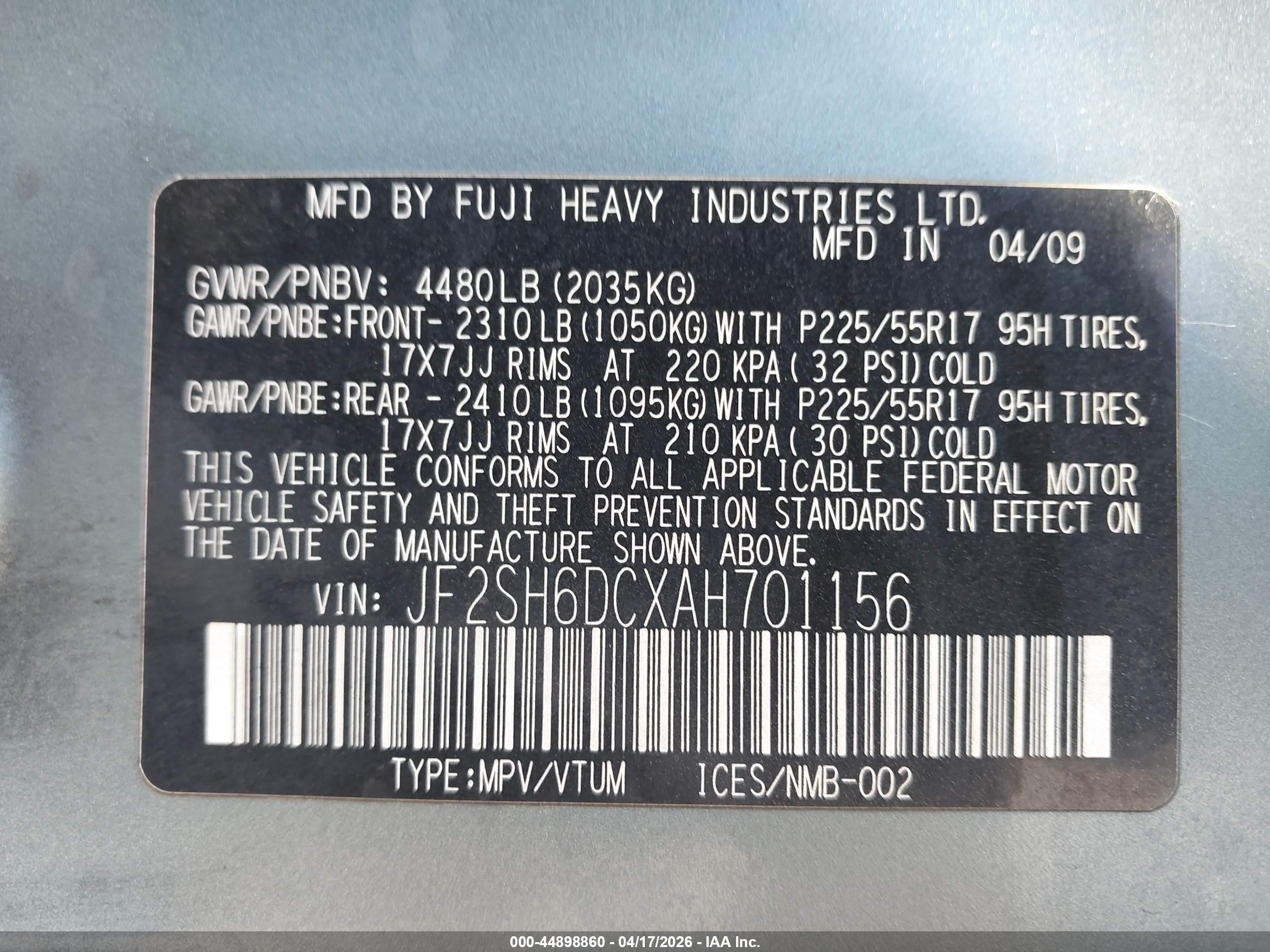 SUBARU FORESTER image 9