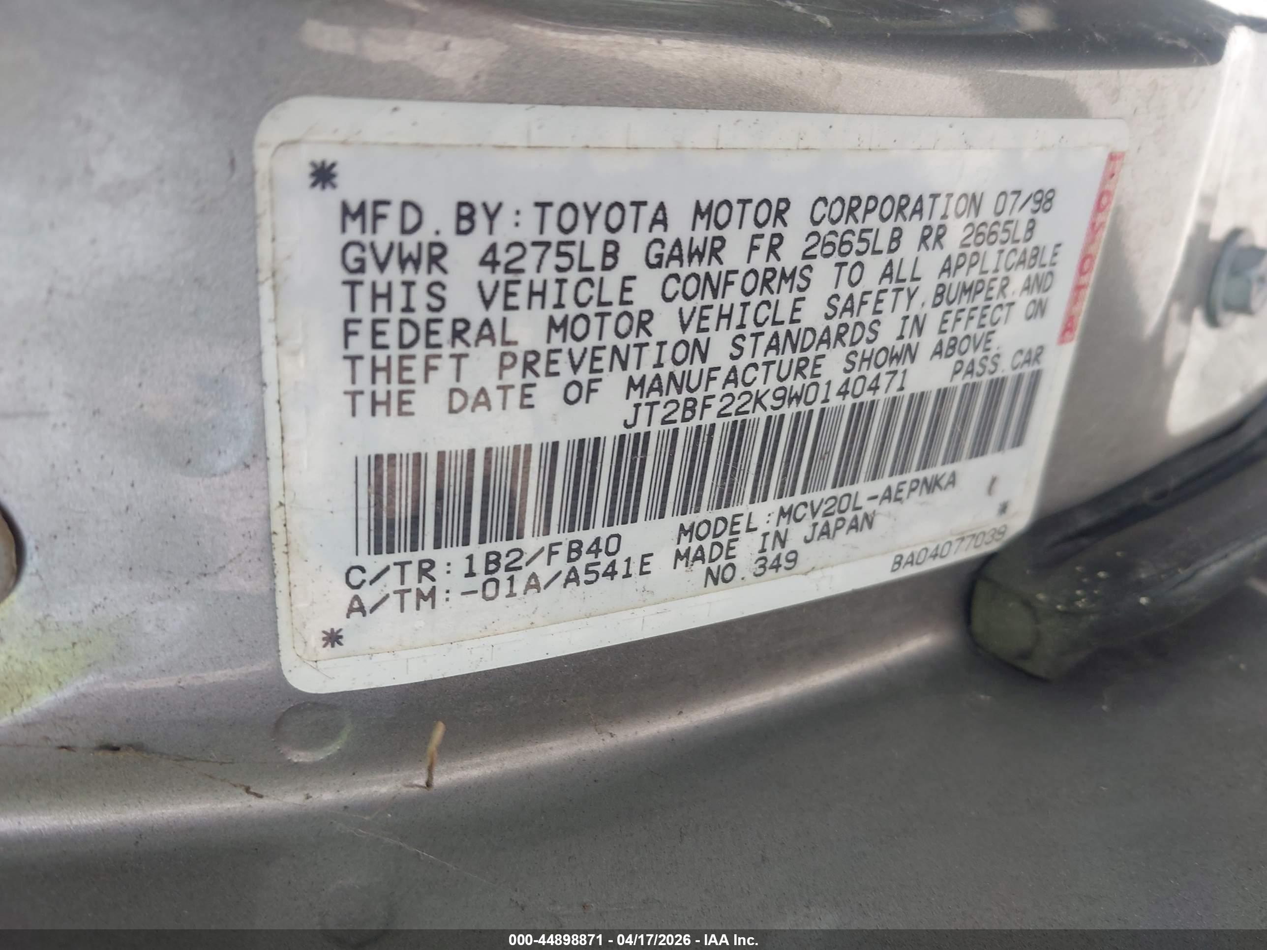 TOYOTA CAMRY image 9
