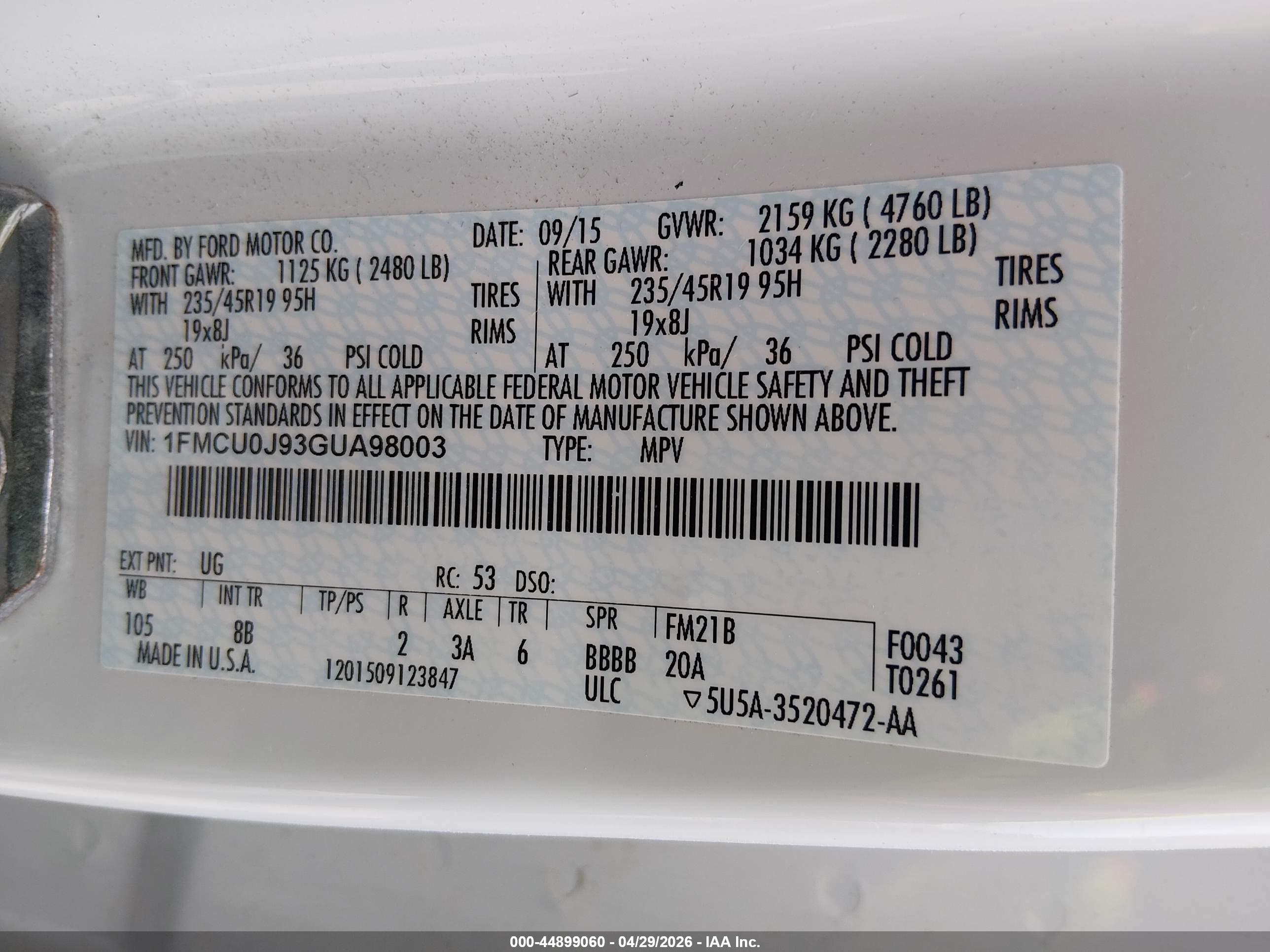 FORD ESCAPE image 9