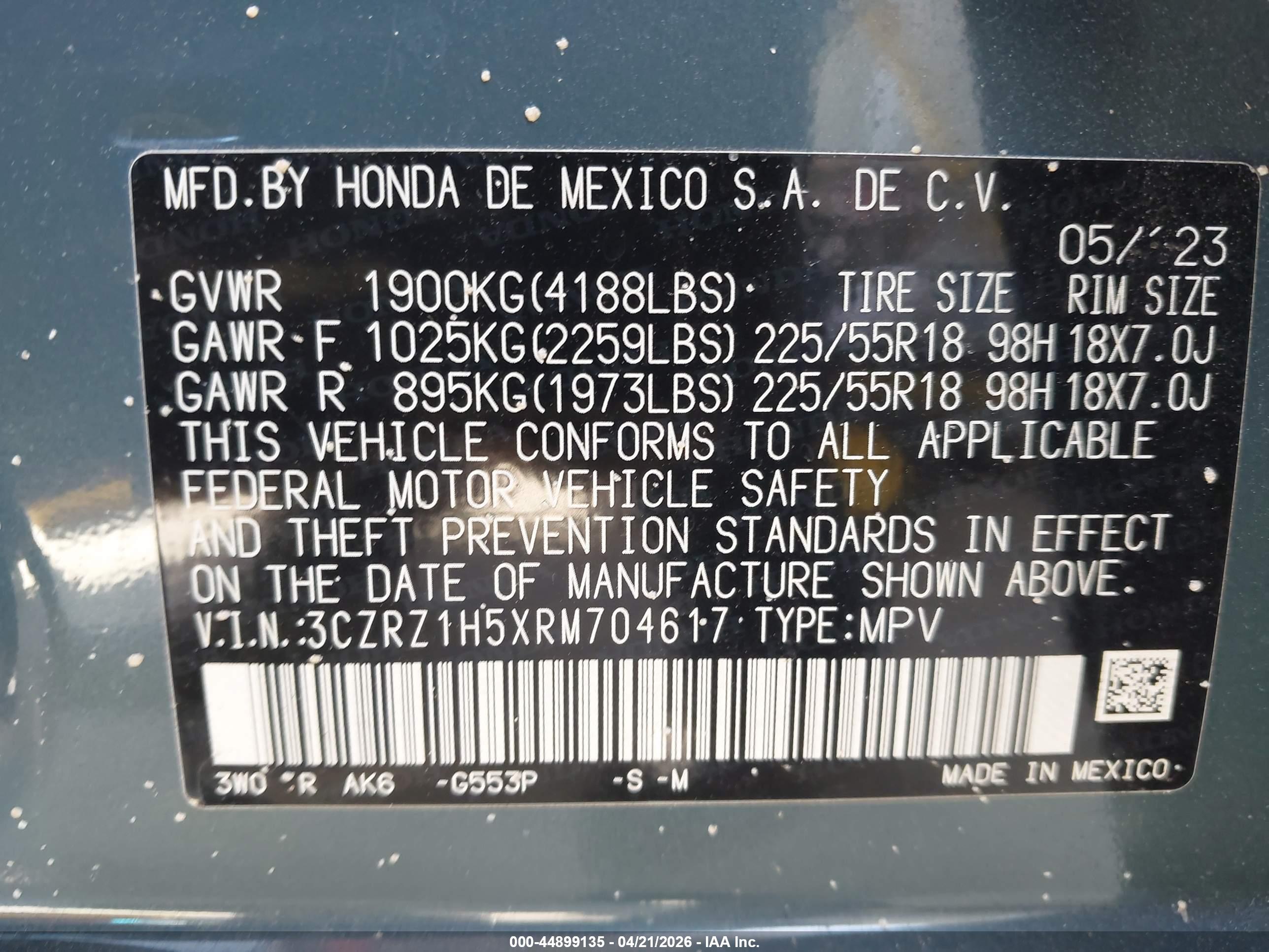 HONDA HR-V image 9