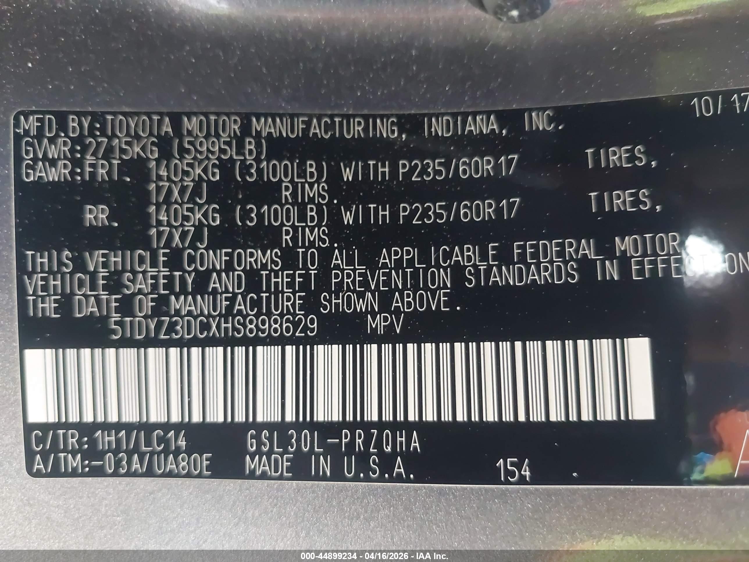 TOYOTA SIENNA image 9